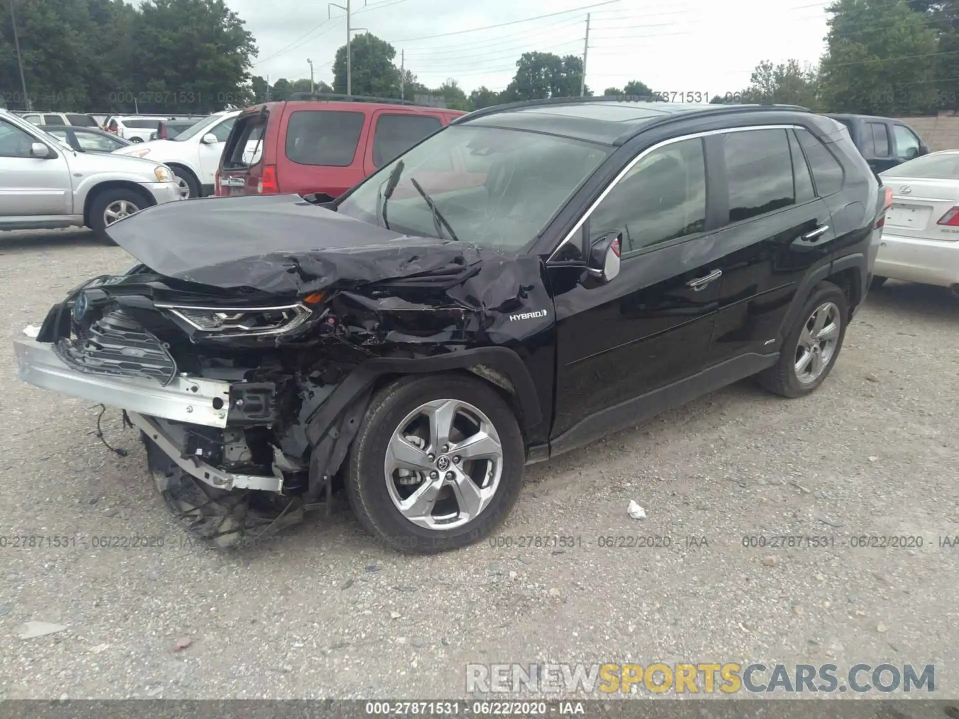 2 Фотография поврежденного автомобиля JTMDWRFV2KD006708 TOYOTA RAV4 2019