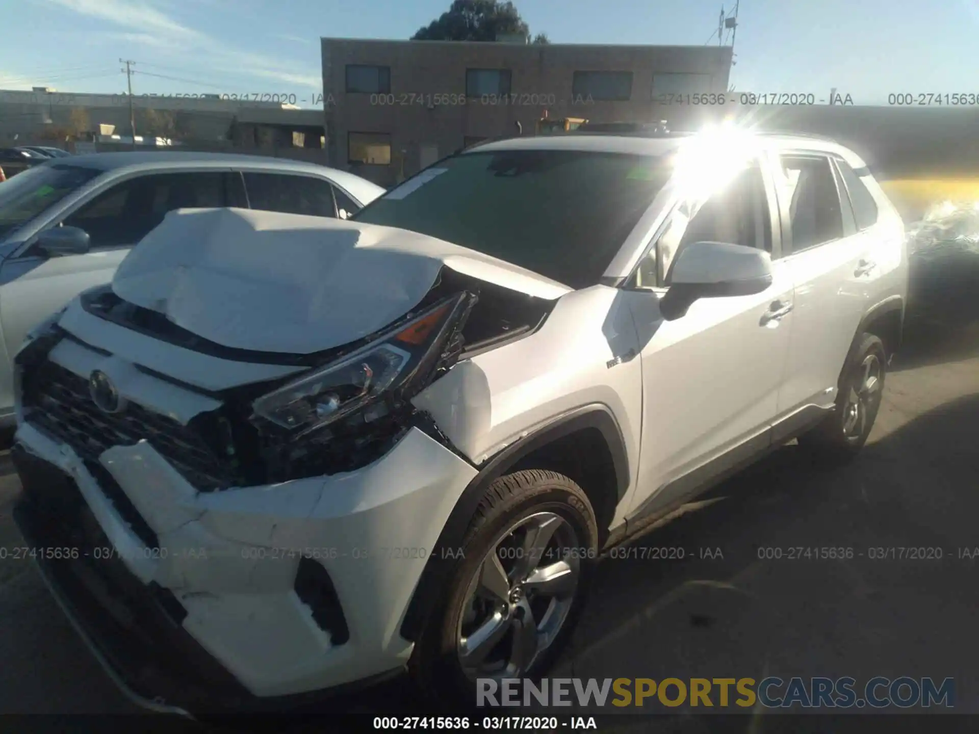 2 Photograph of a damaged car JTMDWRFV2KD012458 TOYOTA RAV4 2019