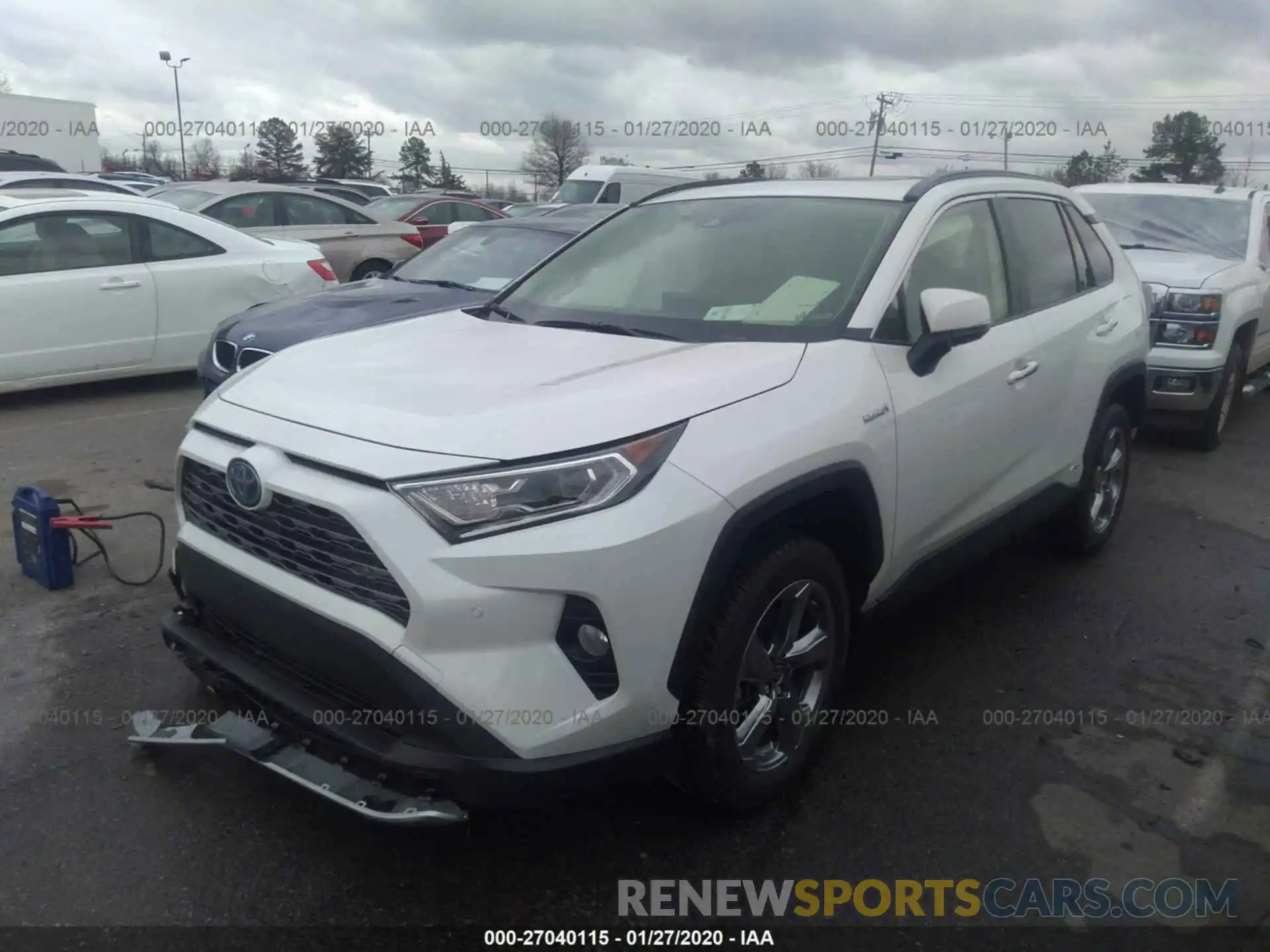 2 Фотография поврежденного автомобиля JTMDWRFV2KD041099 TOYOTA RAV4 2019