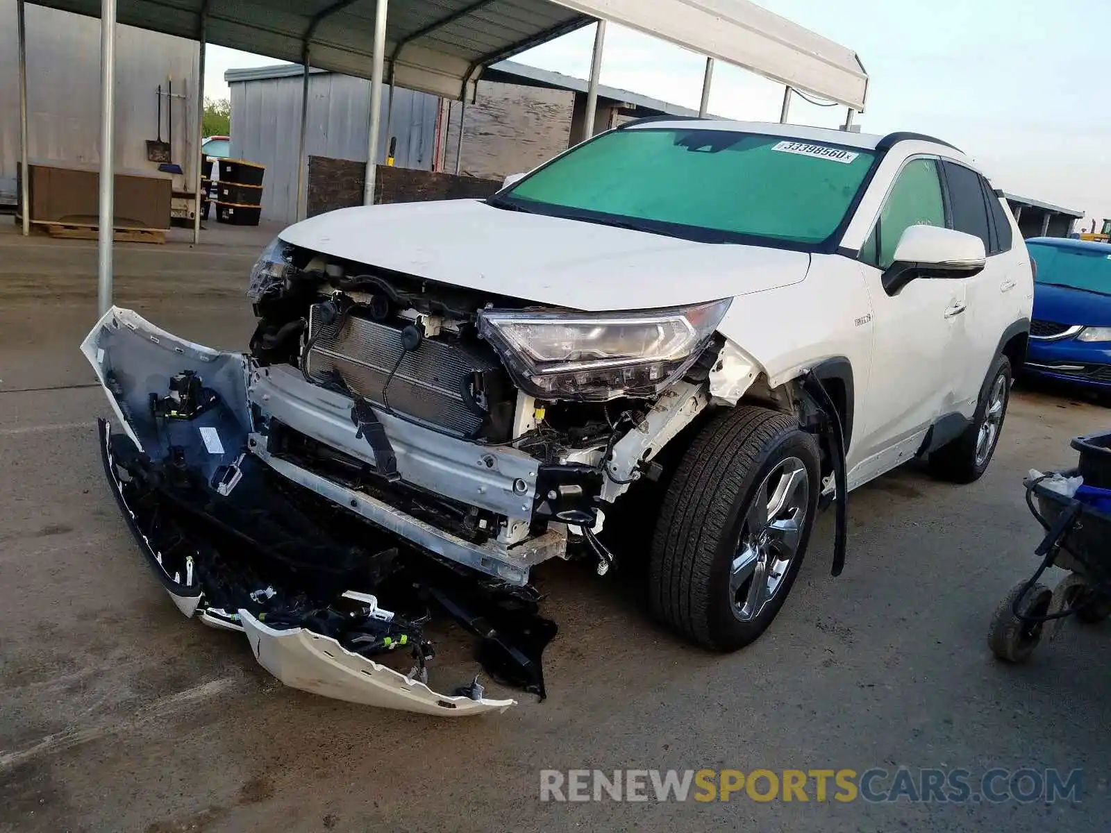 2 Photograph of a damaged car JTMDWRFV2KD500146 TOYOTA RAV4 2019