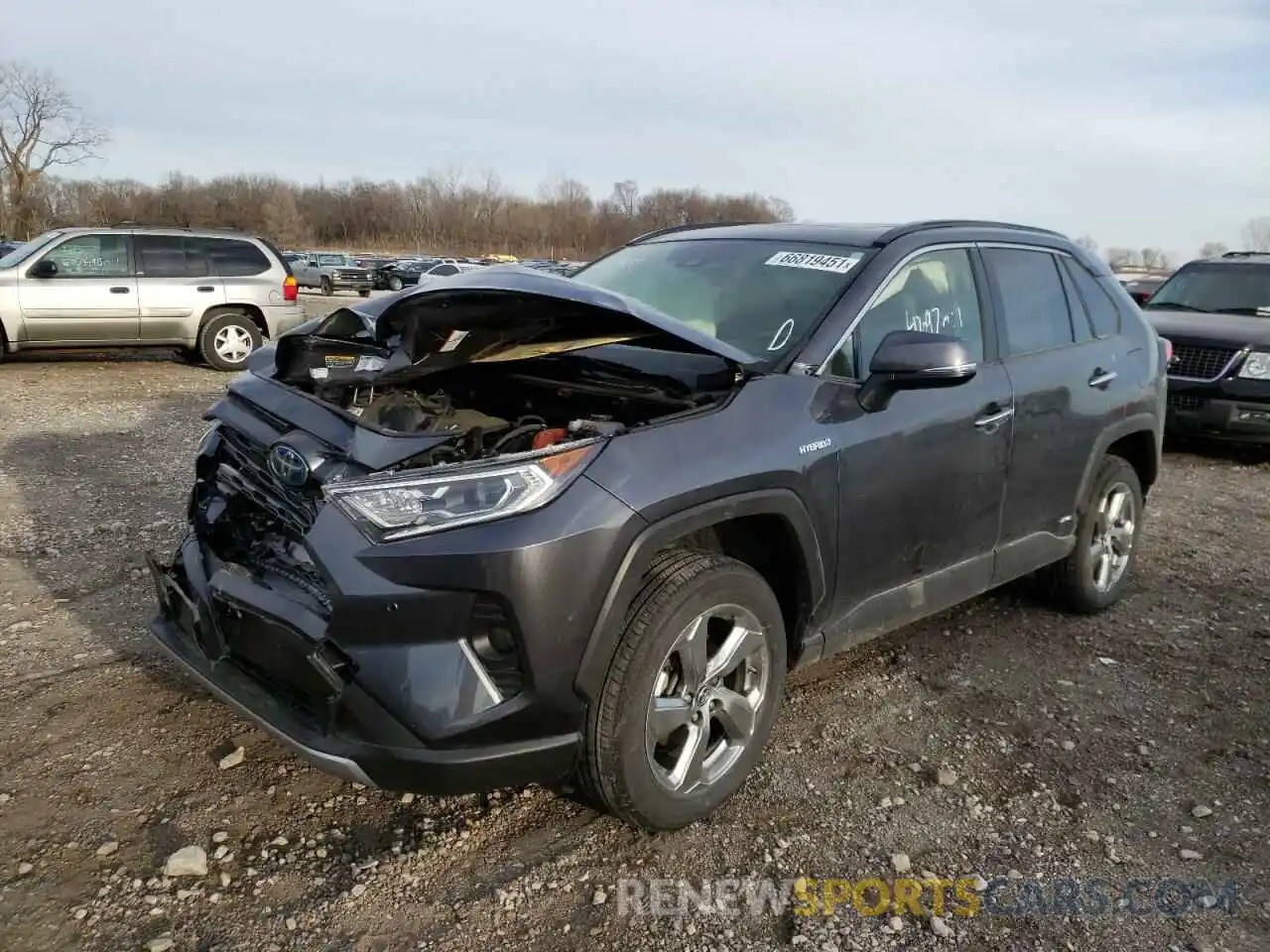 2 Фотография поврежденного автомобиля JTMDWRFV2KD511132 TOYOTA RAV4 2019