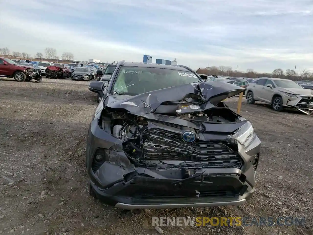 9 Photograph of a damaged car JTMDWRFV2KD511132 TOYOTA RAV4 2019