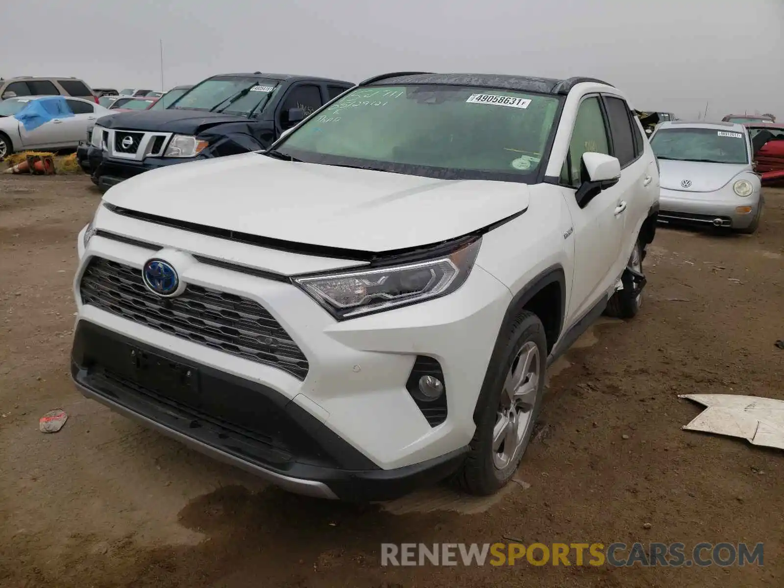 2 Фотография поврежденного автомобиля JTMDWRFV2KD518436 TOYOTA RAV4 2019