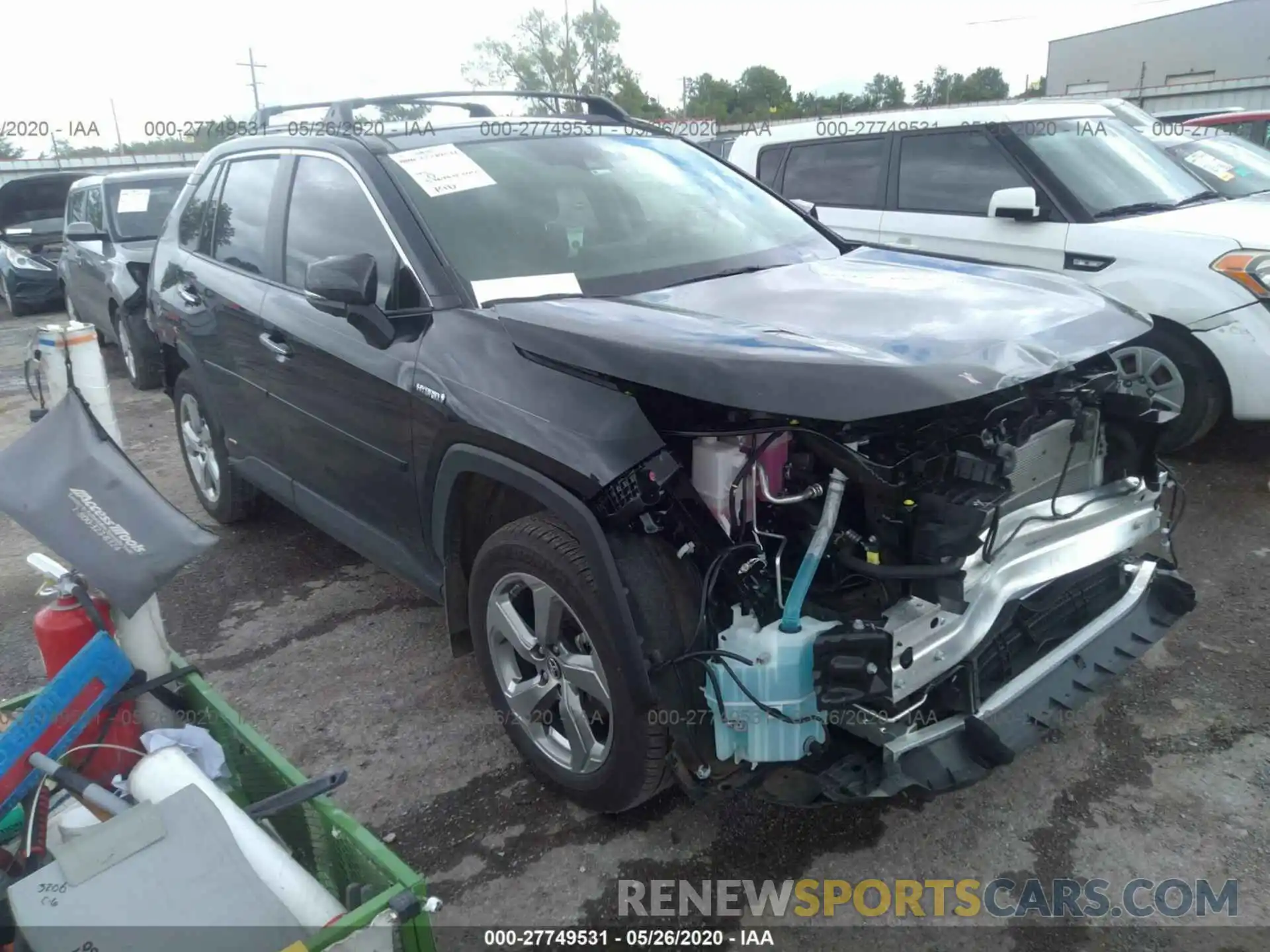 1 Photograph of a damaged car JTMDWRFV2KD518632 TOYOTA RAV4 2019