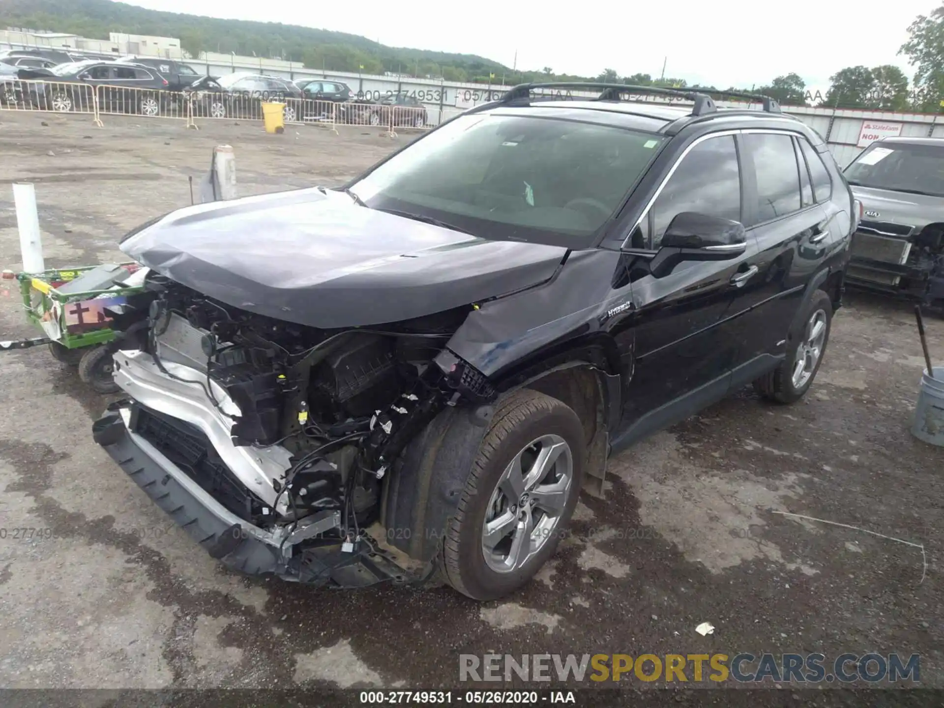 2 Фотография поврежденного автомобиля JTMDWRFV2KD518632 TOYOTA RAV4 2019