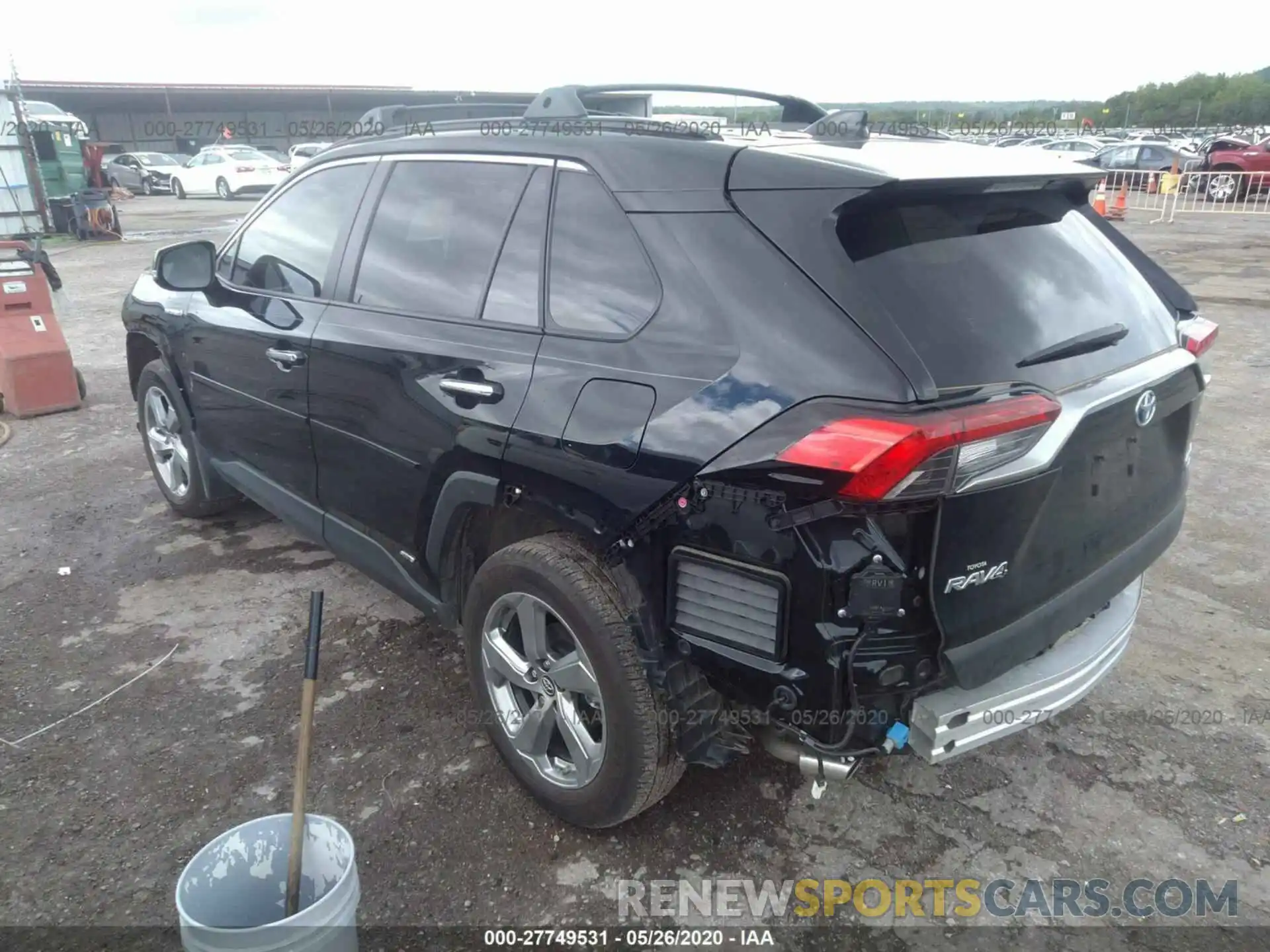 3 Фотография поврежденного автомобиля JTMDWRFV2KD518632 TOYOTA RAV4 2019