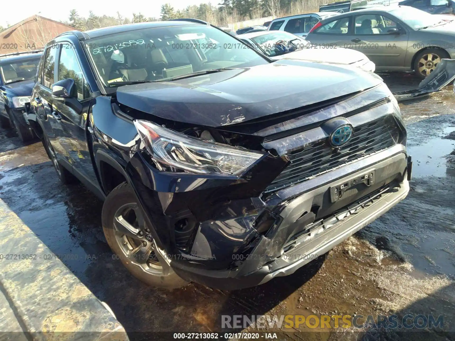 1 Photograph of a damaged car JTMDWRFV2KD523281 TOYOTA RAV4 2019