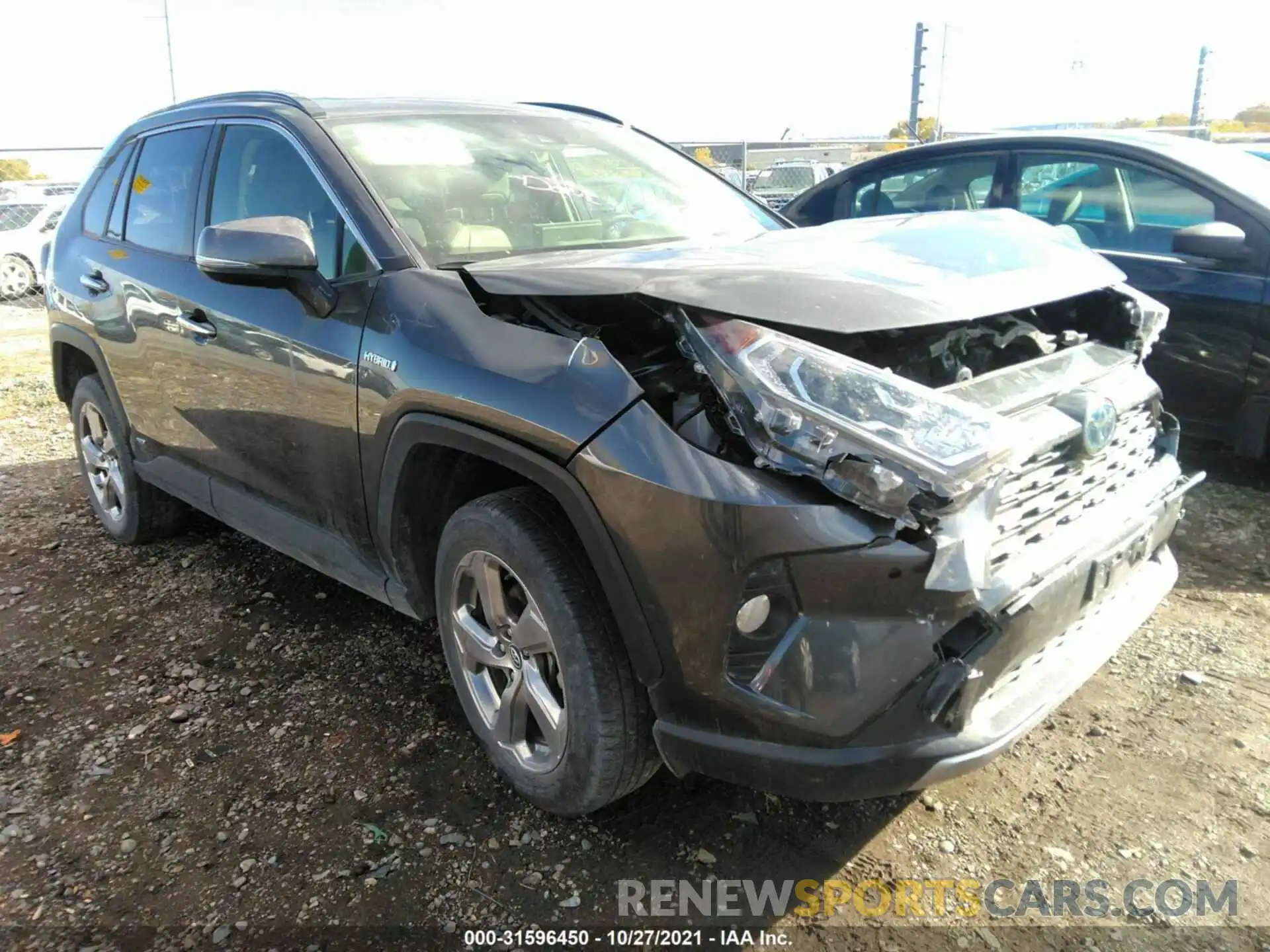 1 Photograph of a damaged car JTMDWRFV2KJ007729 TOYOTA RAV4 2019