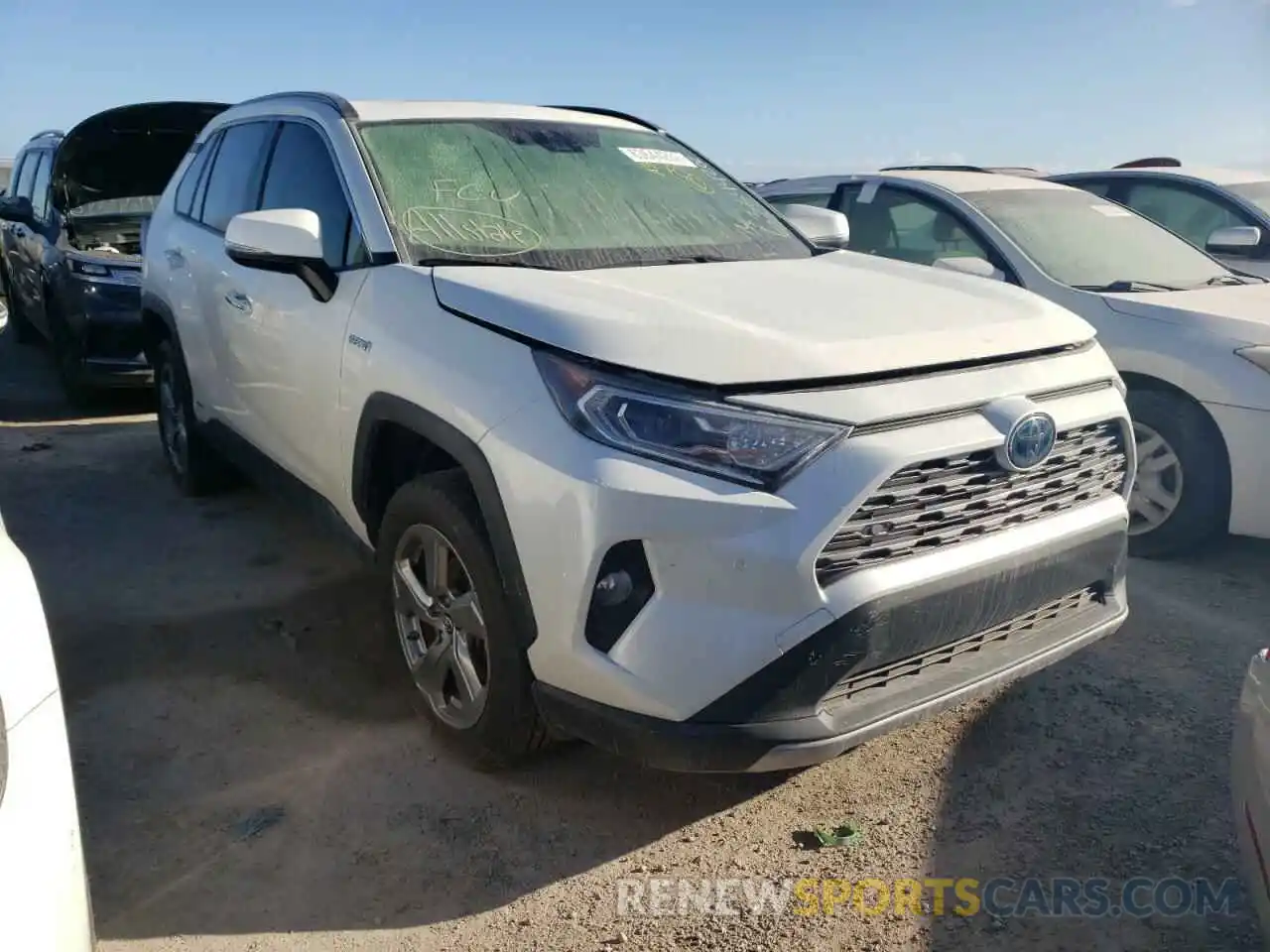 1 Photograph of a damaged car JTMDWRFV3KD034503 TOYOTA RAV4 2019