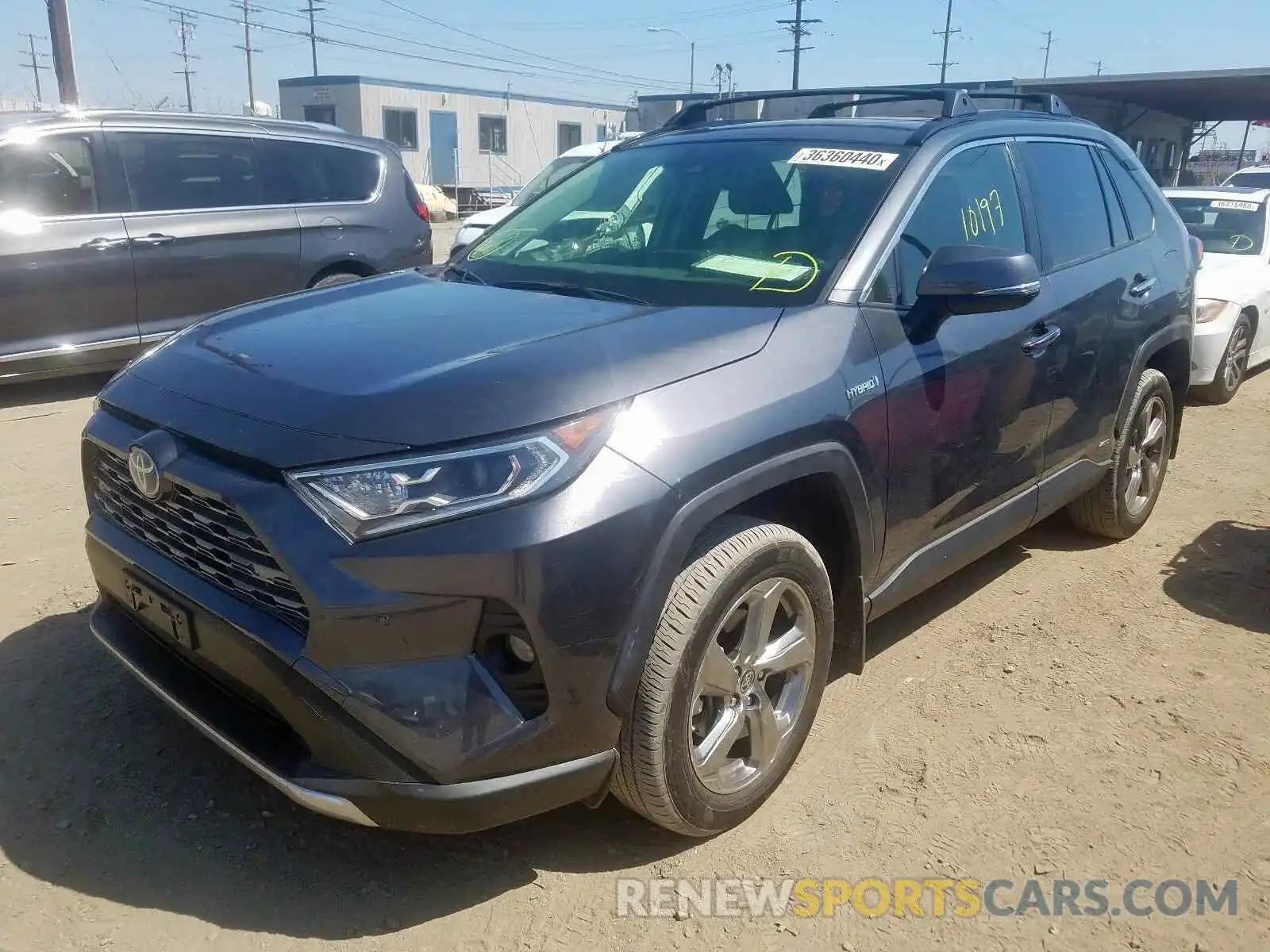 2 Photograph of a damaged car JTMDWRFV3KD036770 TOYOTA RAV4 2019