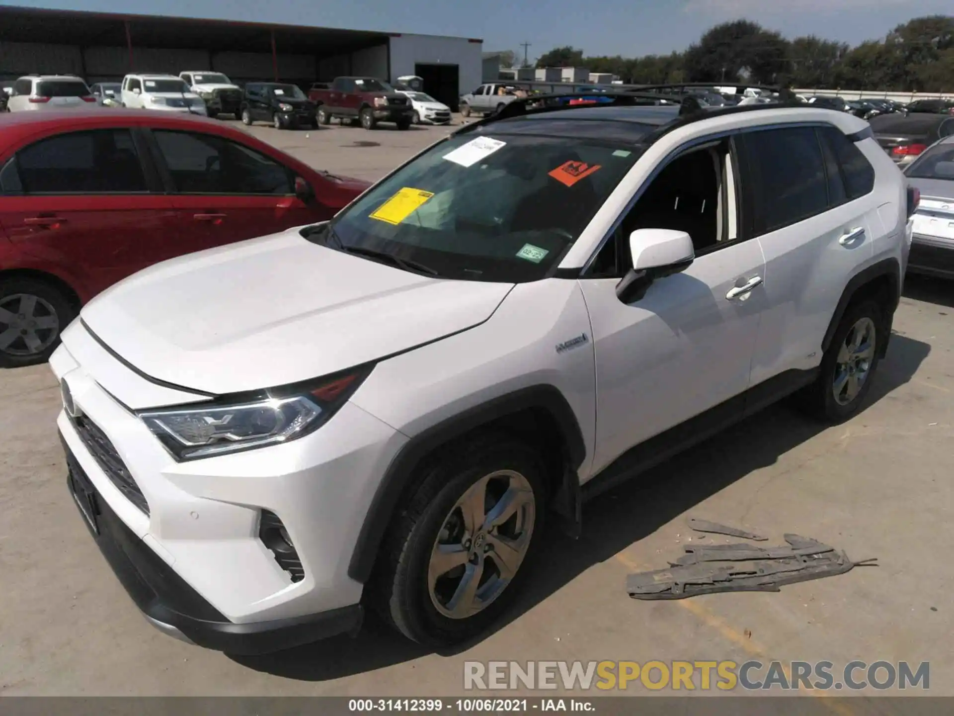 2 Фотография поврежденного автомобиля JTMDWRFV3KD500821 TOYOTA RAV4 2019