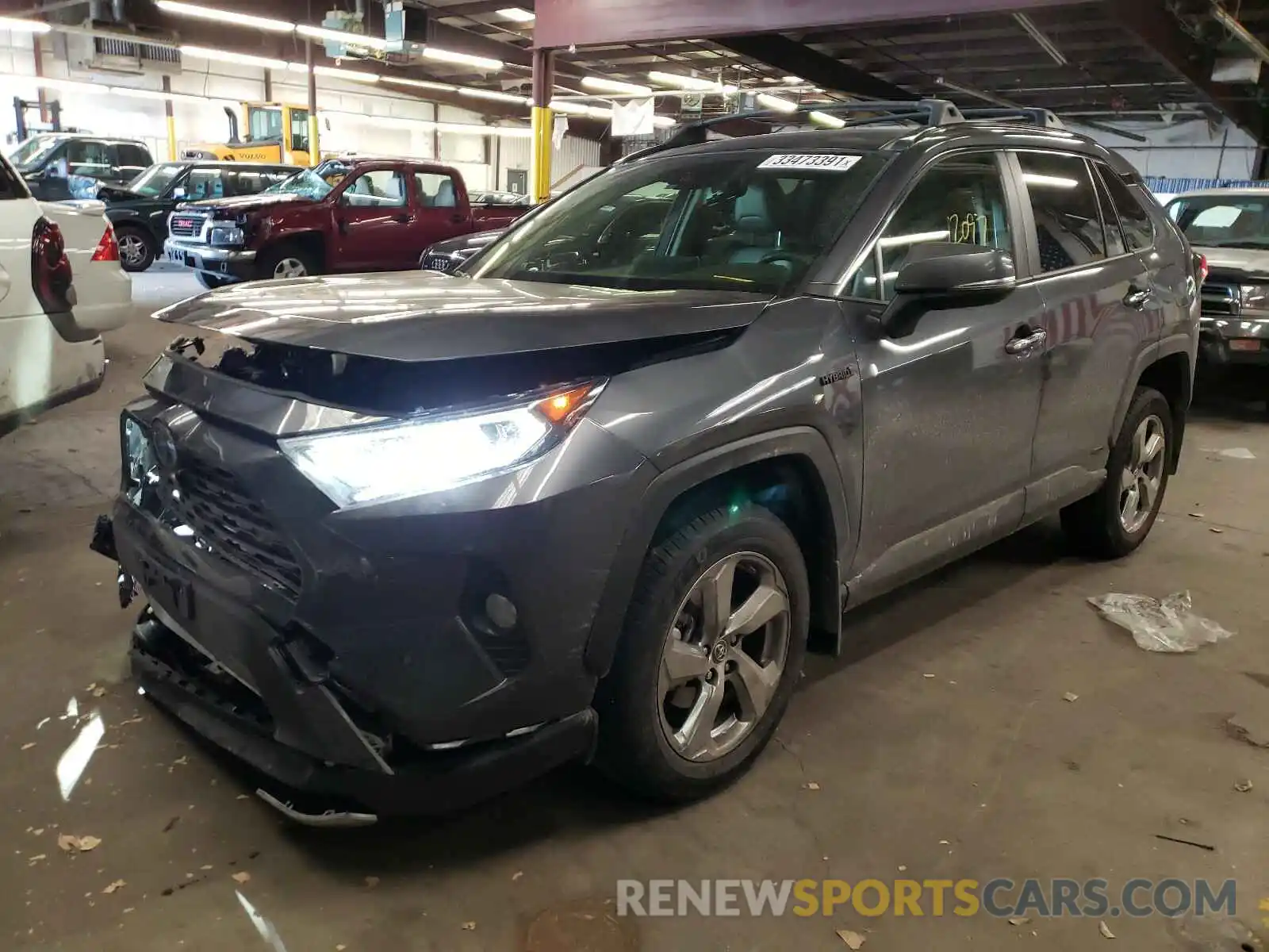 2 Фотография поврежденного автомобиля JTMDWRFV3KD516467 TOYOTA RAV4 2019