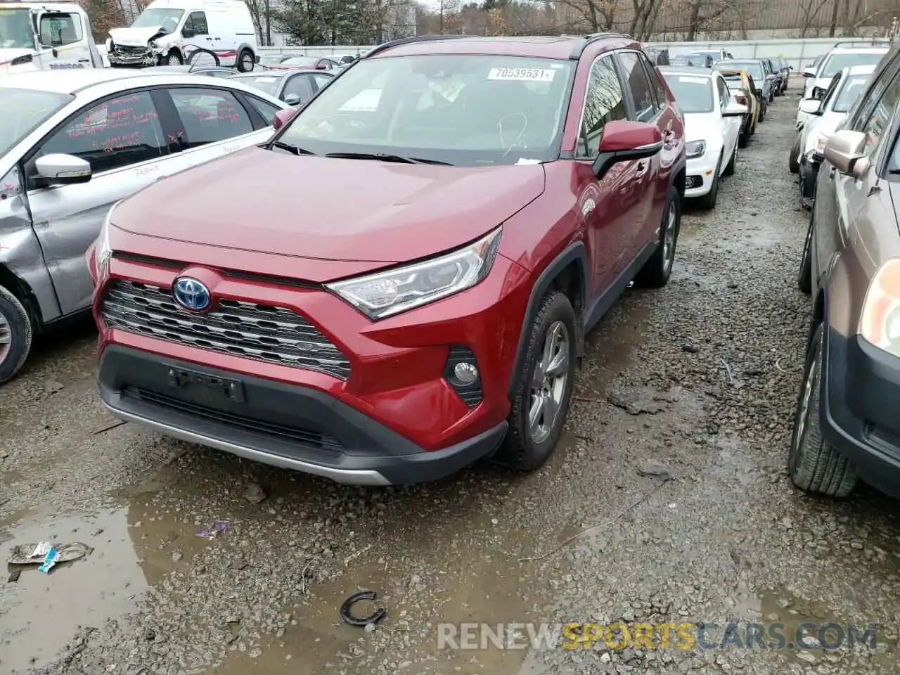 2 Фотография поврежденного автомобиля JTMDWRFV3KJ010199 TOYOTA RAV4 2019