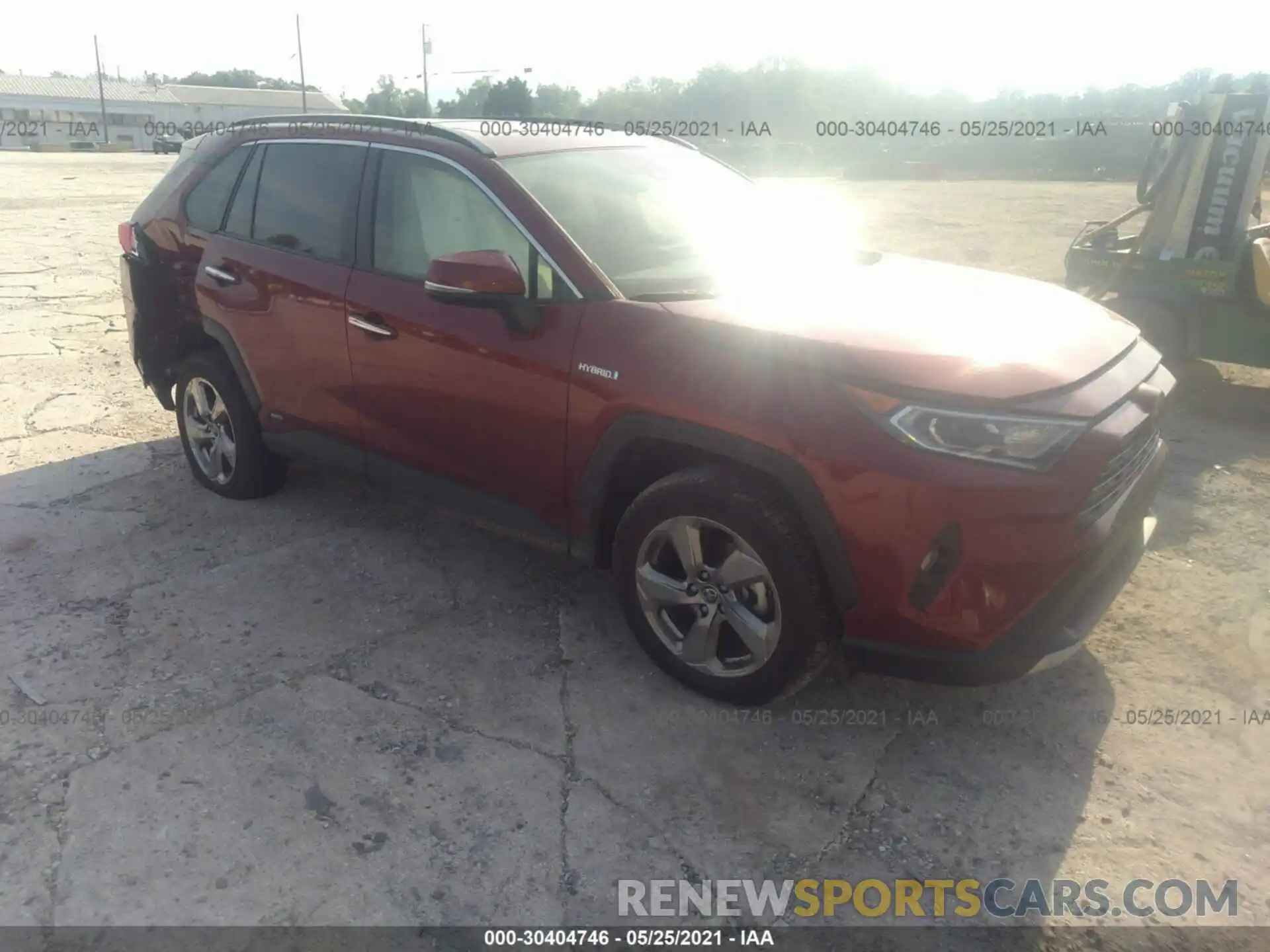 1 Photograph of a damaged car JTMDWRFV4KD005172 TOYOTA RAV4 2019