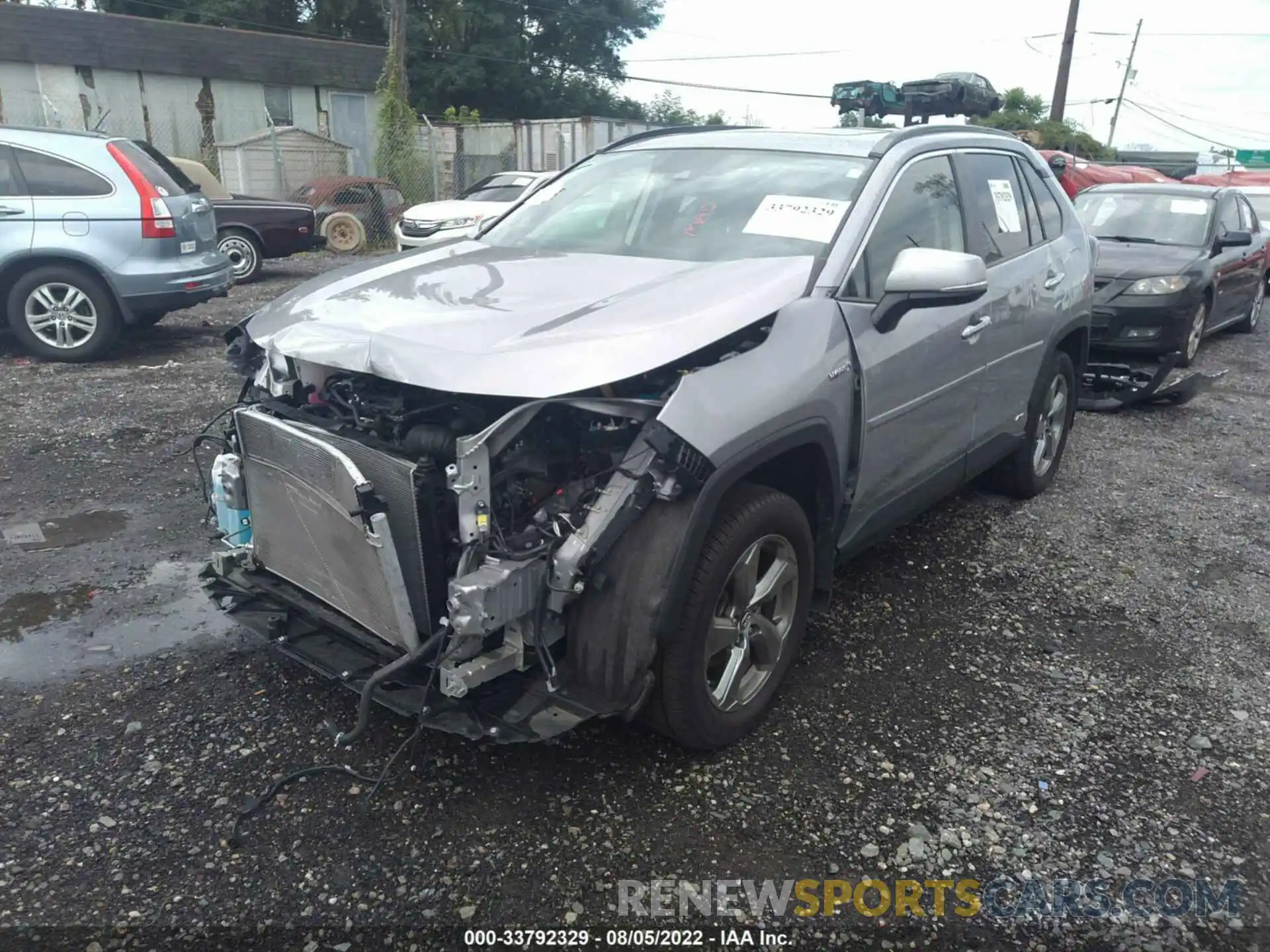 2 Photograph of a damaged car JTMDWRFV4KD006483 TOYOTA RAV4 2019