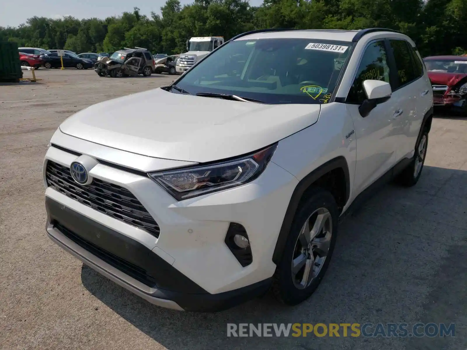 2 Photograph of a damaged car JTMDWRFV4KD012798 TOYOTA RAV4 2019