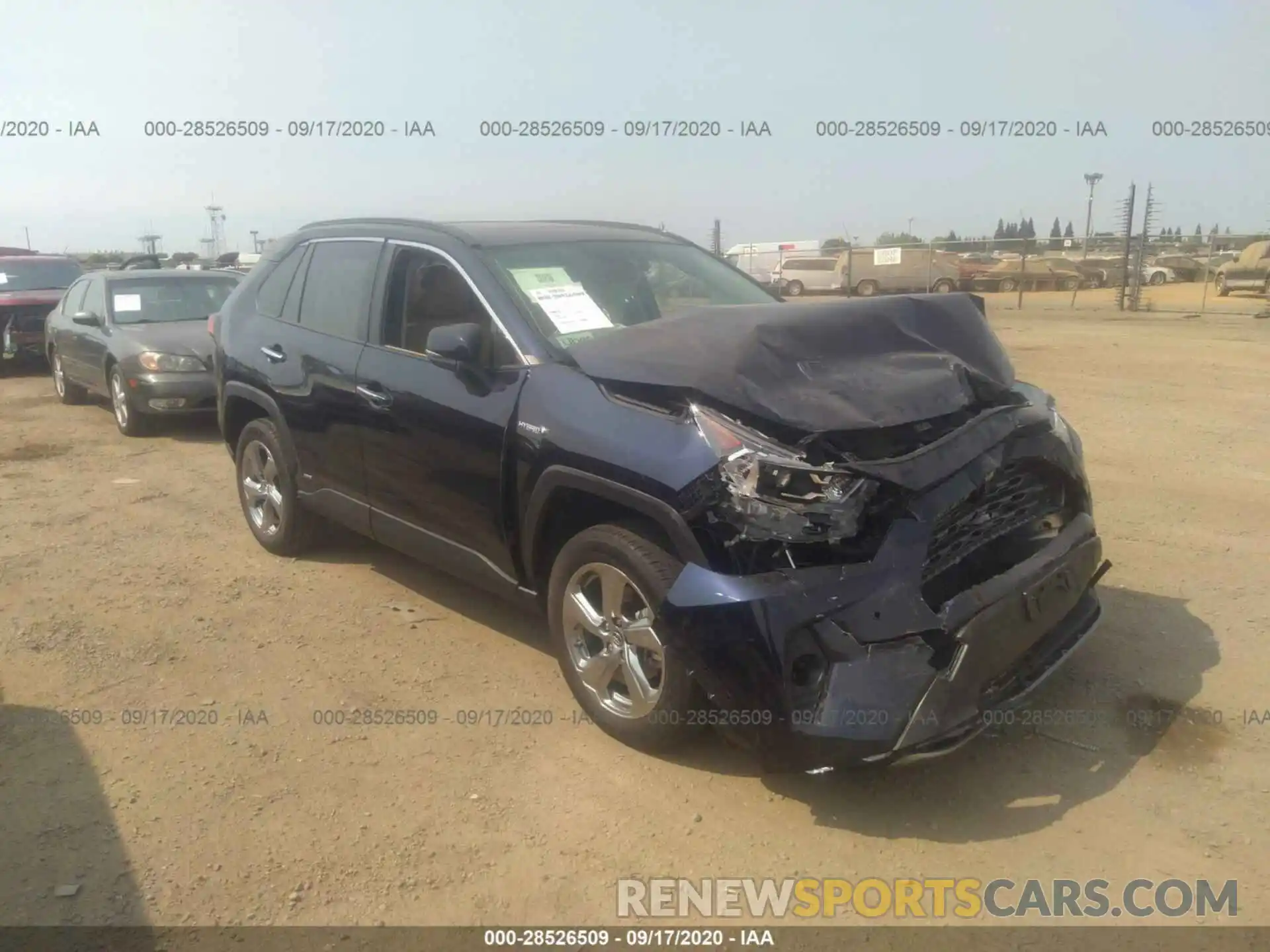 1 Photograph of a damaged car JTMDWRFV5KD003592 TOYOTA RAV4 2019