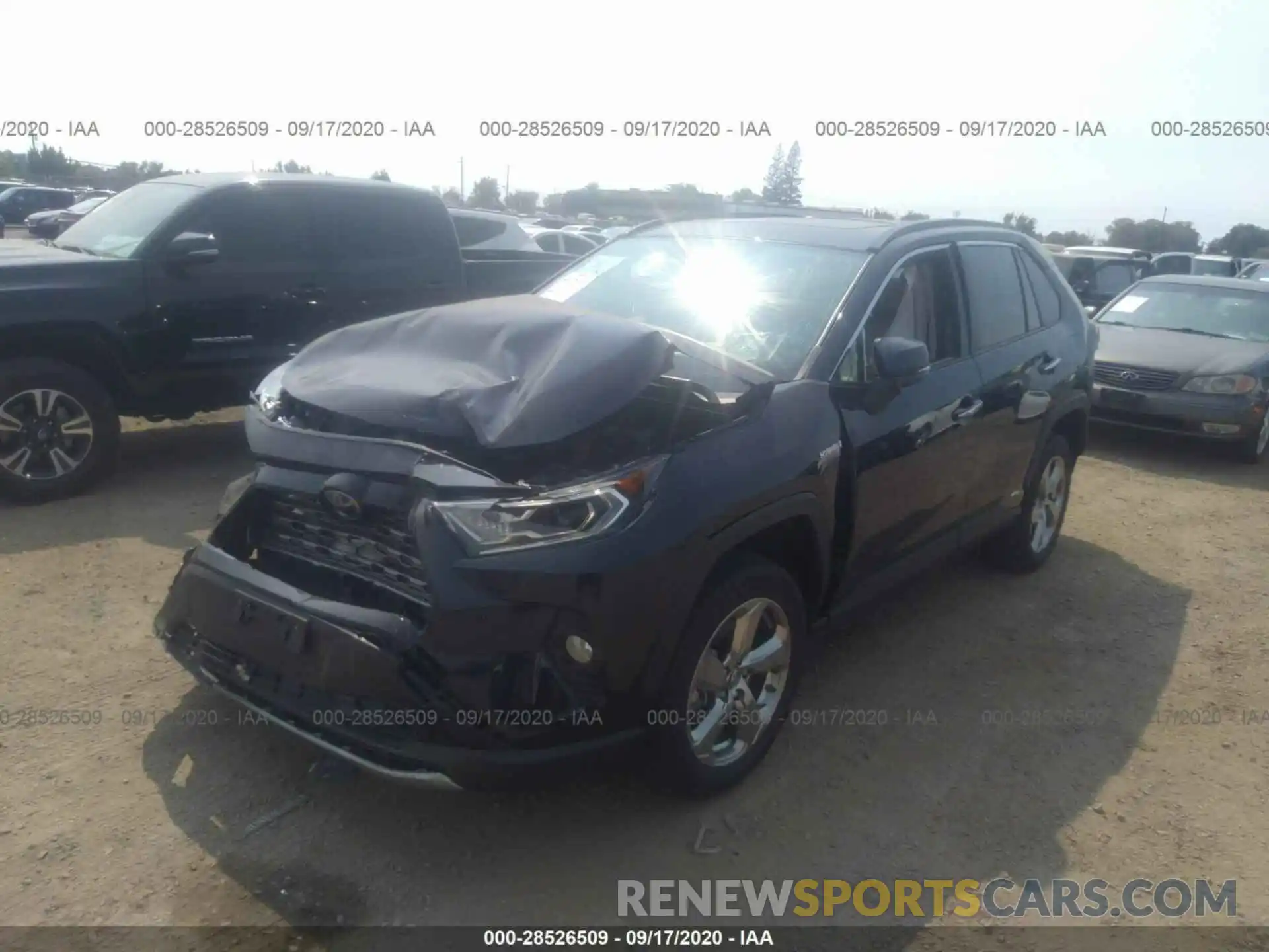 2 Фотография поврежденного автомобиля JTMDWRFV5KD003592 TOYOTA RAV4 2019