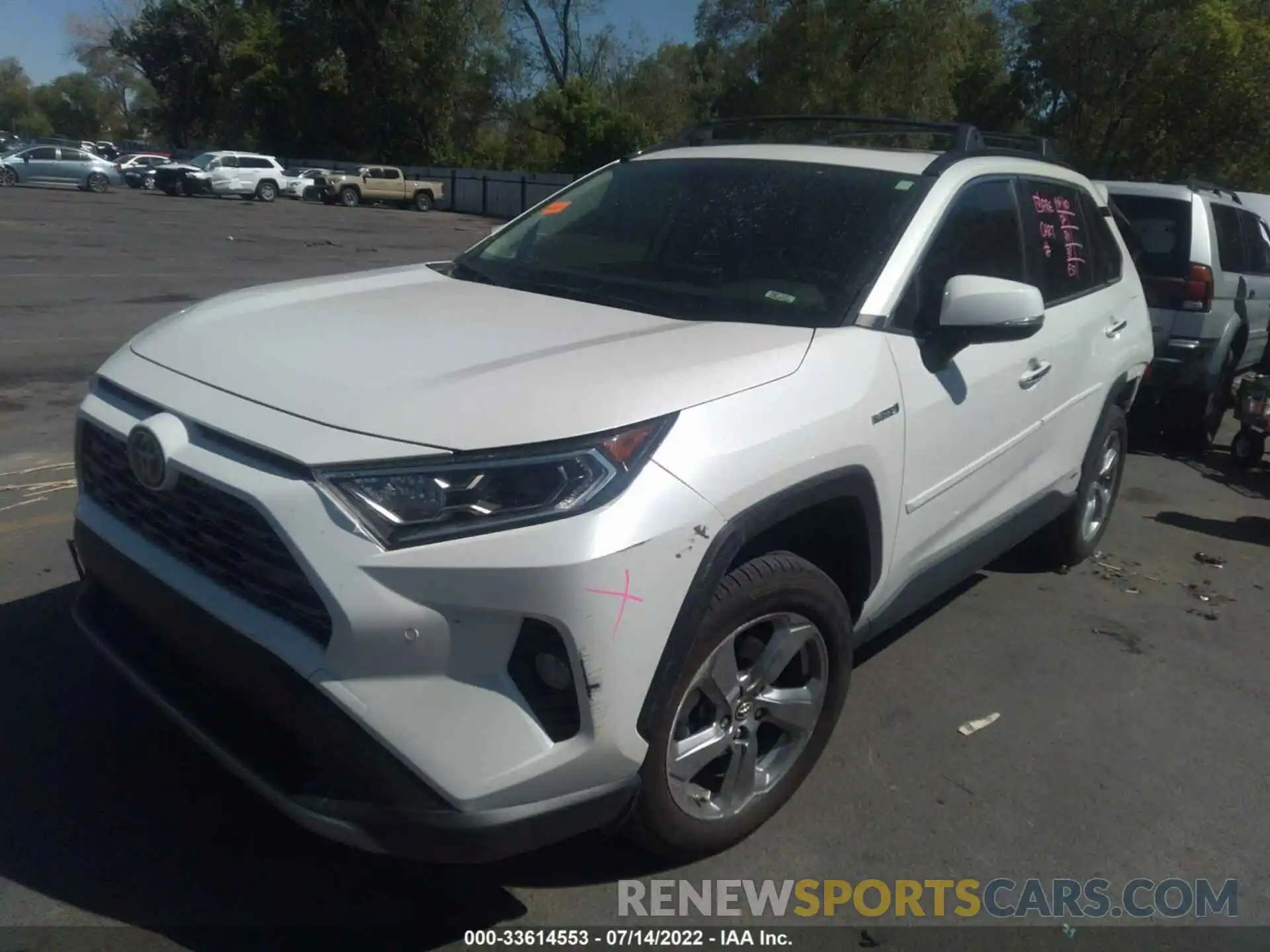 2 Фотография поврежденного автомобиля JTMDWRFV5KD009781 TOYOTA RAV4 2019