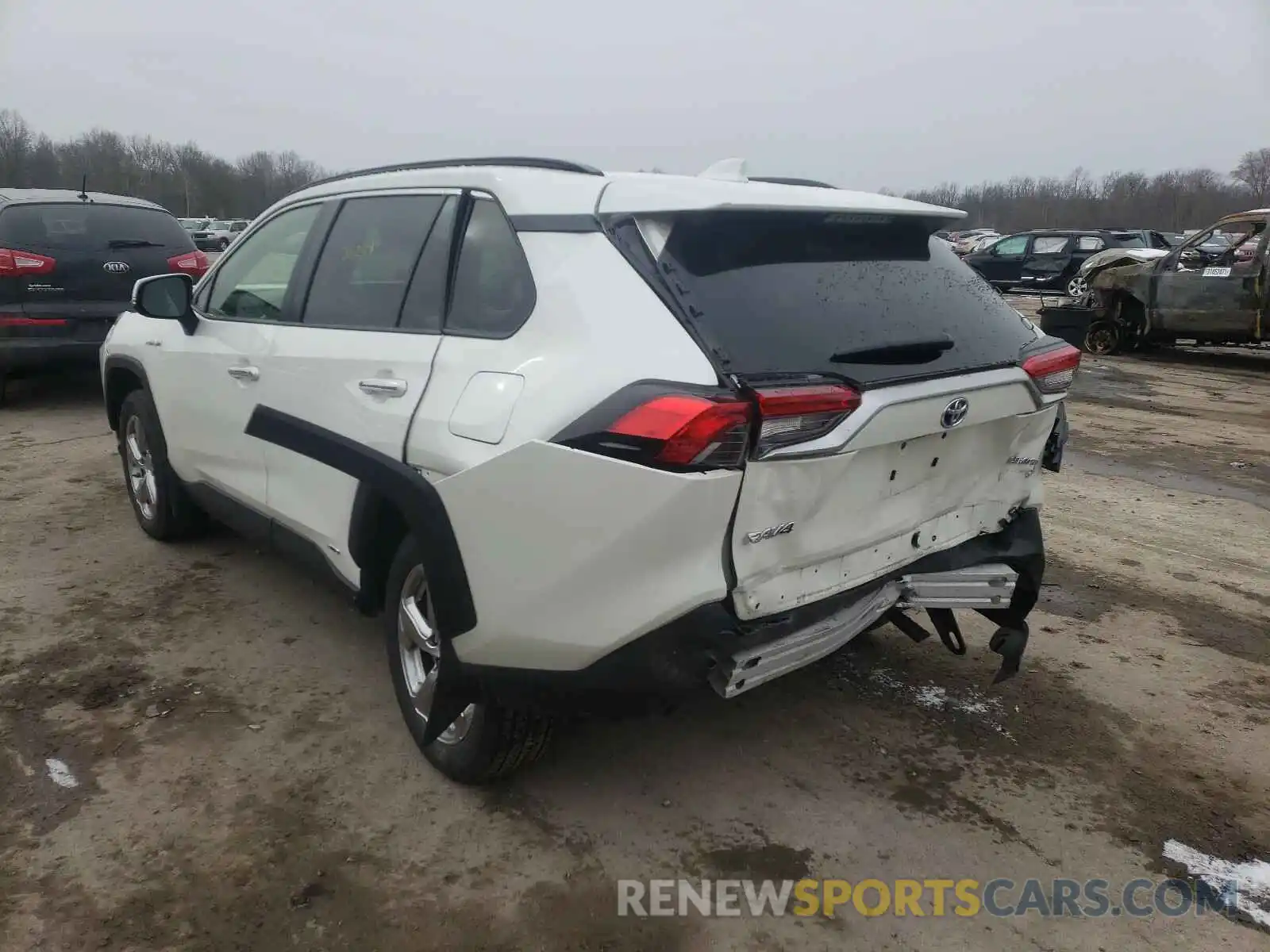 3 Фотография поврежденного автомобиля JTMDWRFV5KD013913 TOYOTA RAV4 2019