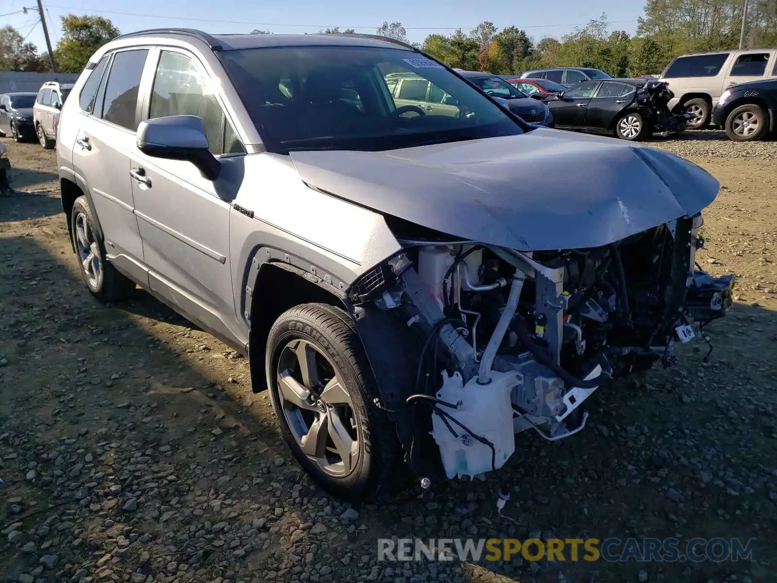 1 Photograph of a damaged car JTMDWRFV5KD028623 TOYOTA RAV4 2019