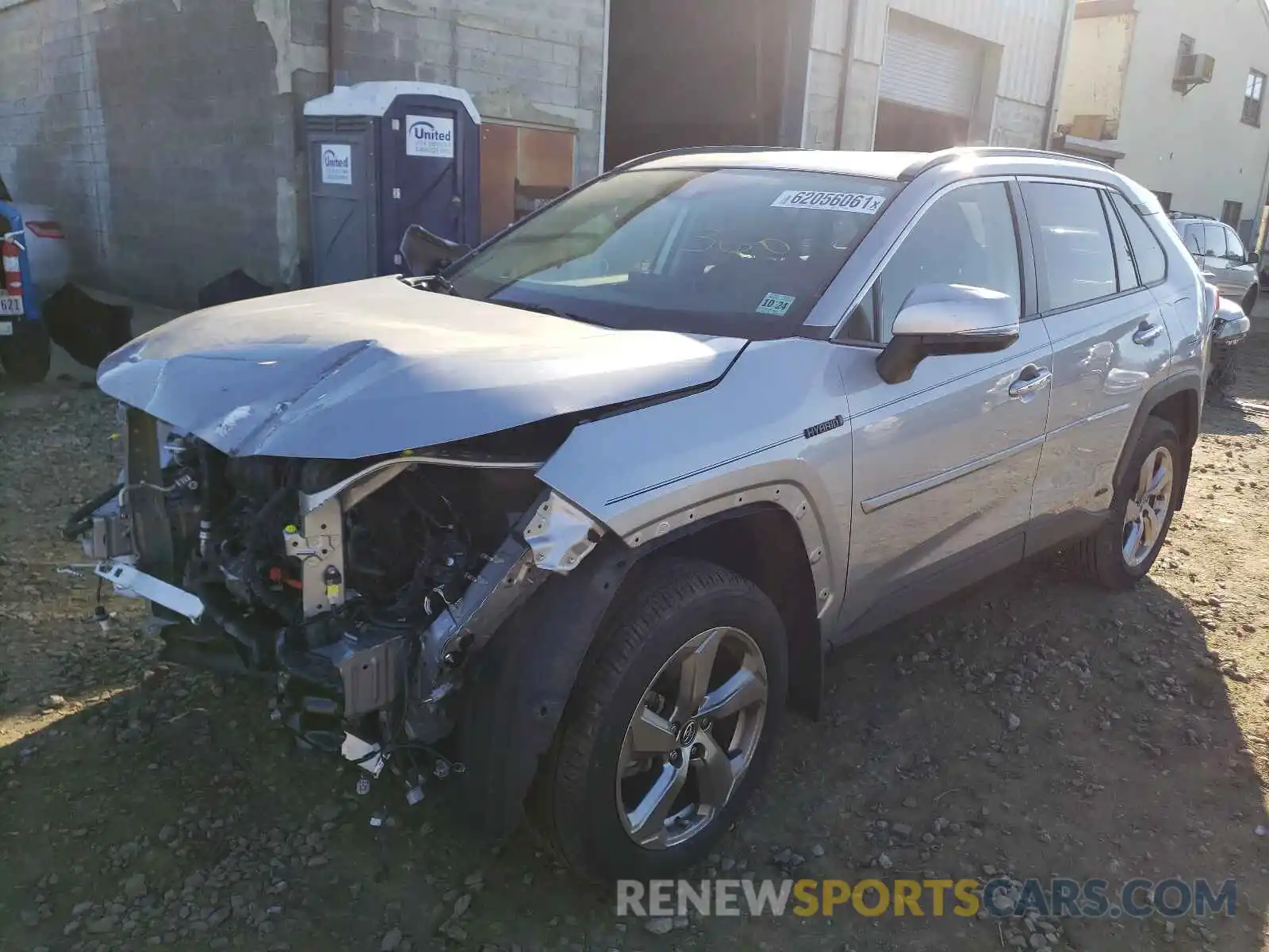 2 Photograph of a damaged car JTMDWRFV5KD028623 TOYOTA RAV4 2019