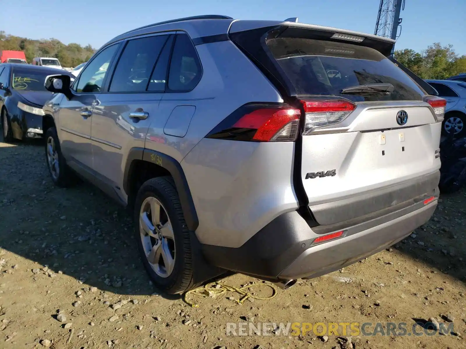 3 Фотография поврежденного автомобиля JTMDWRFV5KD028623 TOYOTA RAV4 2019