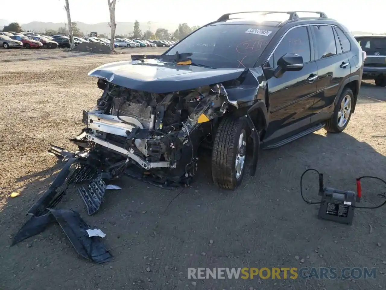 2 Photograph of a damaged car JTMDWRFV5KJ007806 TOYOTA RAV4 2019