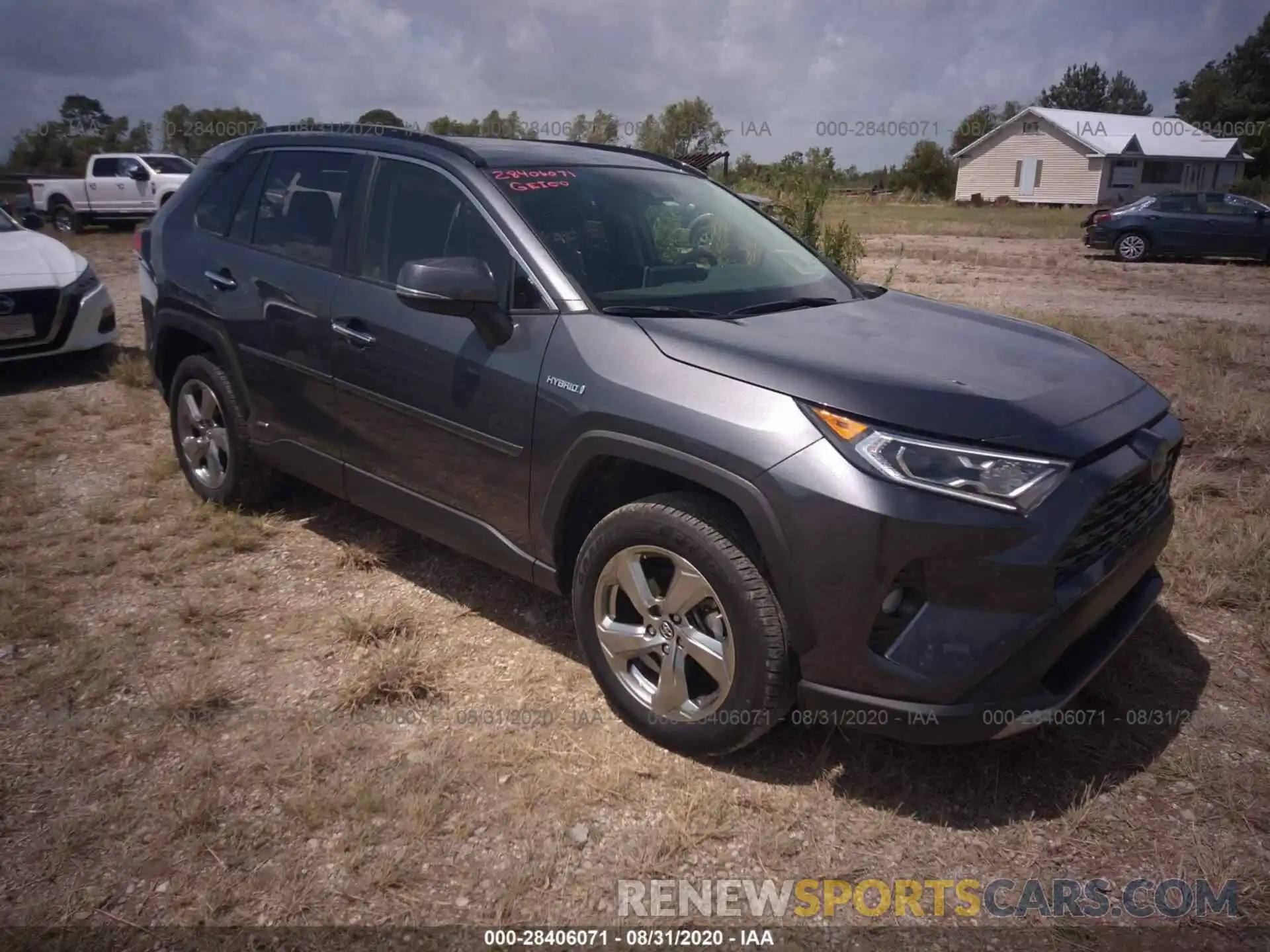 1 Photograph of a damaged car JTMDWRFV6KD004167 TOYOTA RAV4 2019