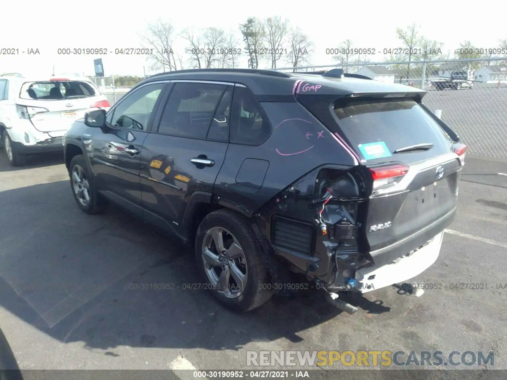 3 Photograph of a damaged car JTMDWRFV6KD007411 TOYOTA RAV4 2019