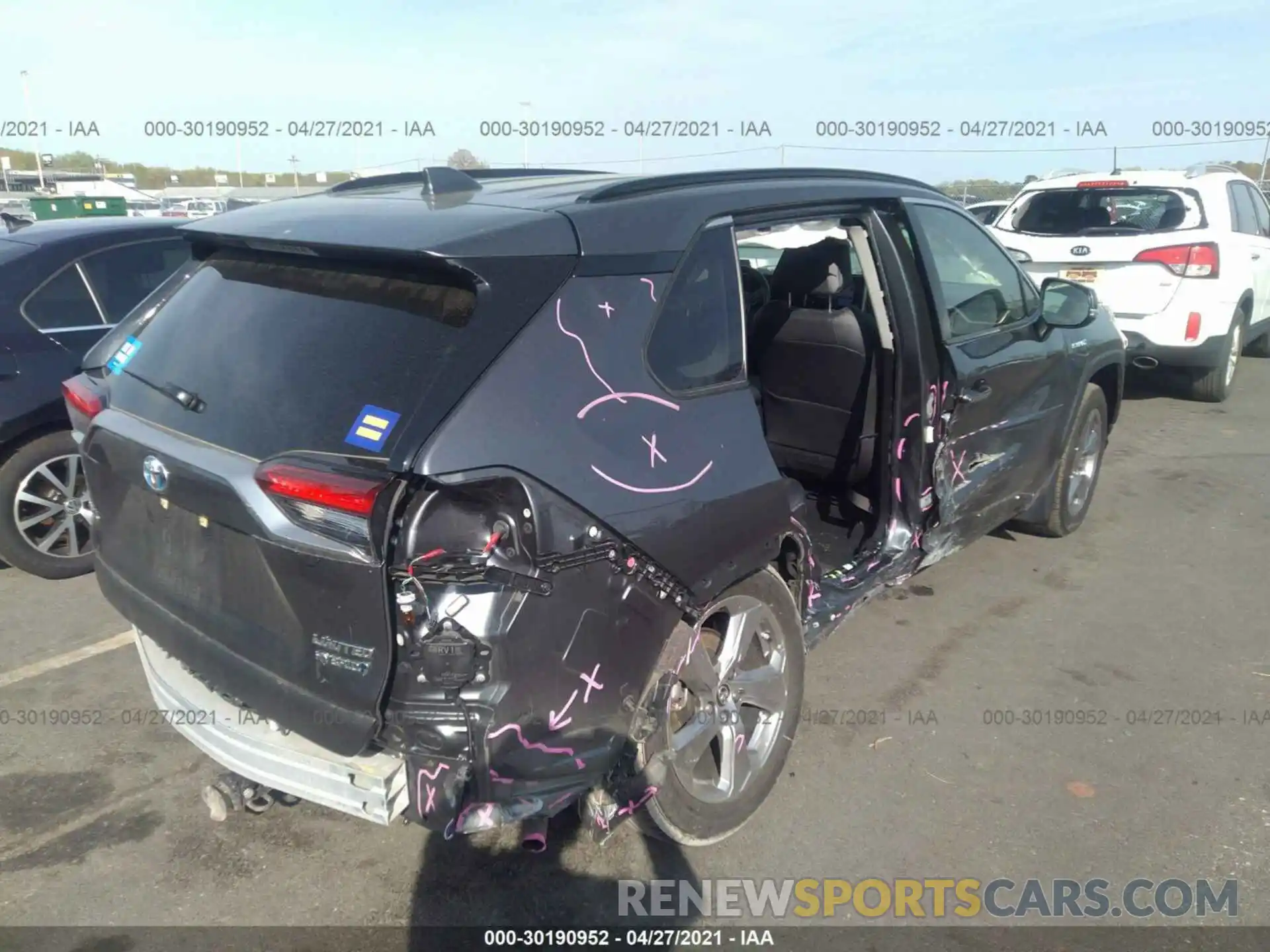 6 Photograph of a damaged car JTMDWRFV6KD007411 TOYOTA RAV4 2019