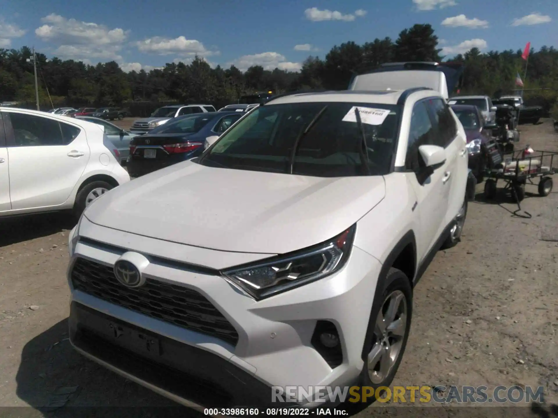 2 Photograph of a damaged car JTMDWRFV6KD020028 TOYOTA RAV4 2019