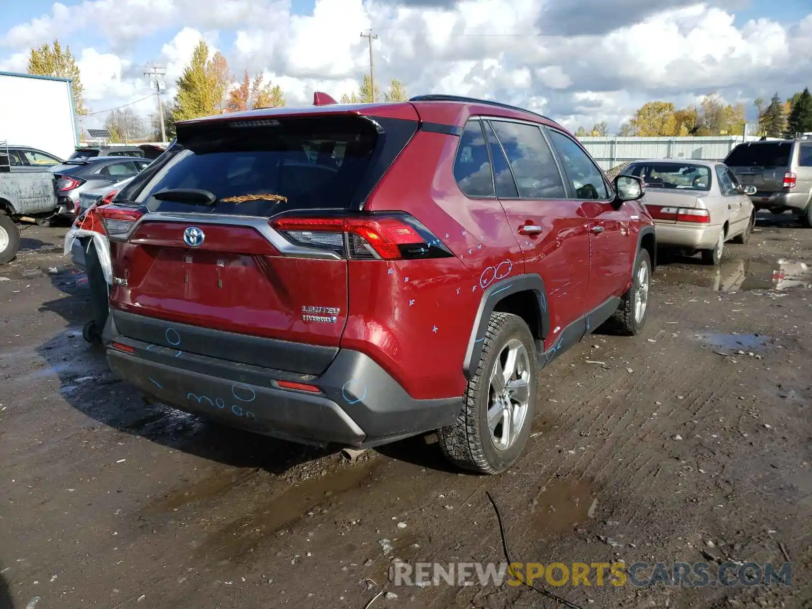 4 Фотография поврежденного автомобиля JTMDWRFV6KD500392 TOYOTA RAV4 2019