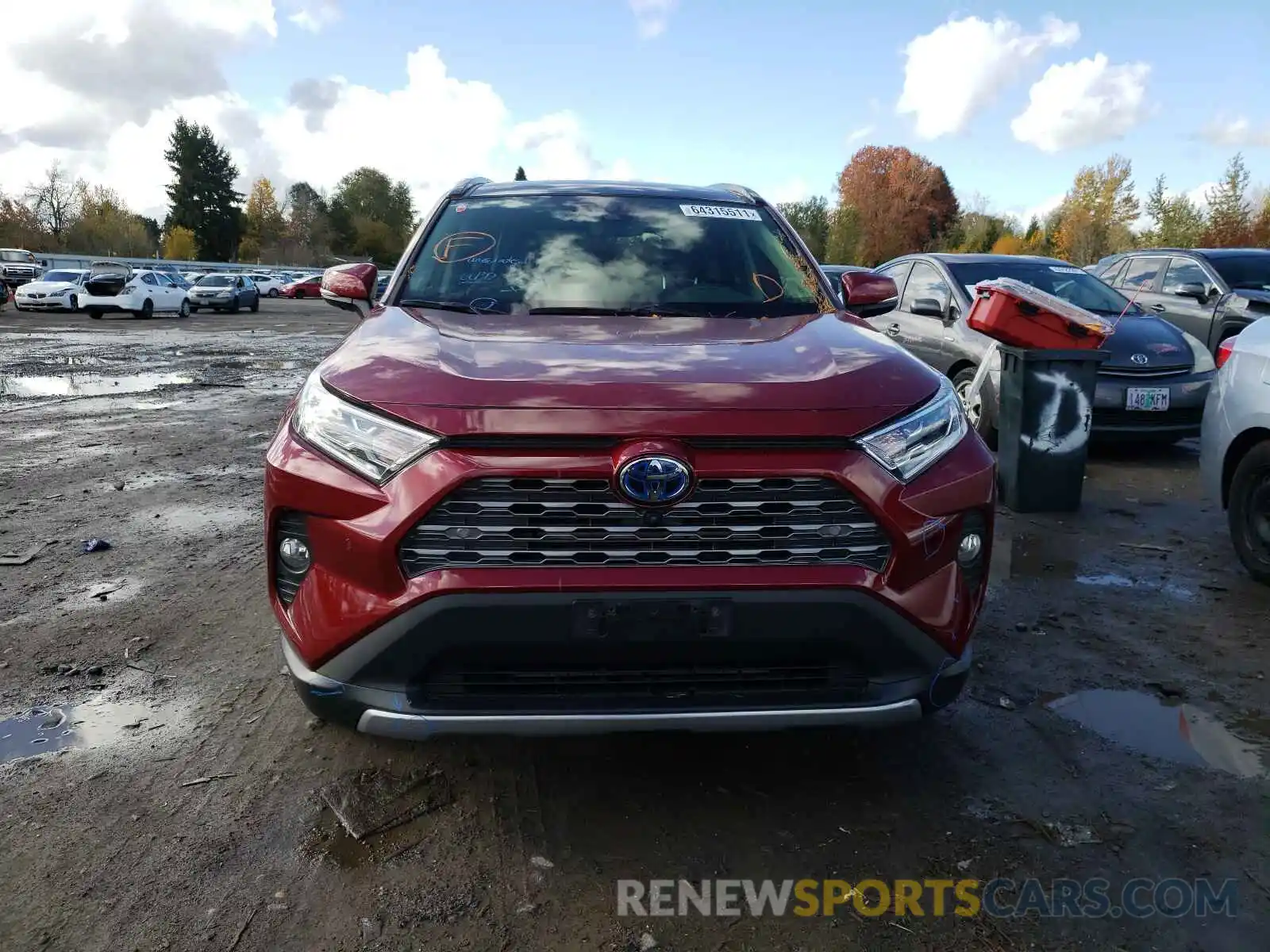 9 Photograph of a damaged car JTMDWRFV6KD500392 TOYOTA RAV4 2019