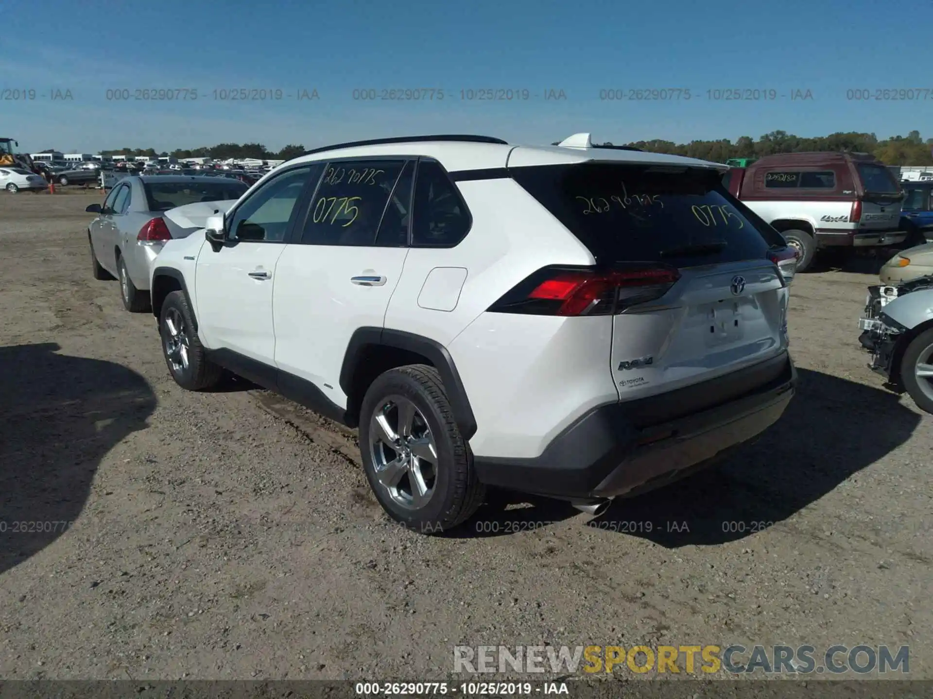 3 Фотография поврежденного автомобиля JTMDWRFV6KD501218 TOYOTA RAV4 2019