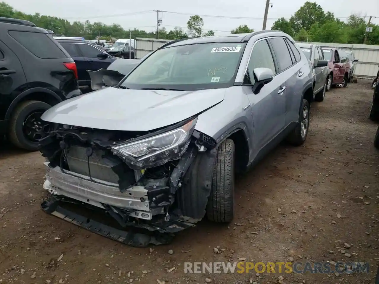 2 Photograph of a damaged car JTMDWRFV6KD510212 TOYOTA RAV4 2019