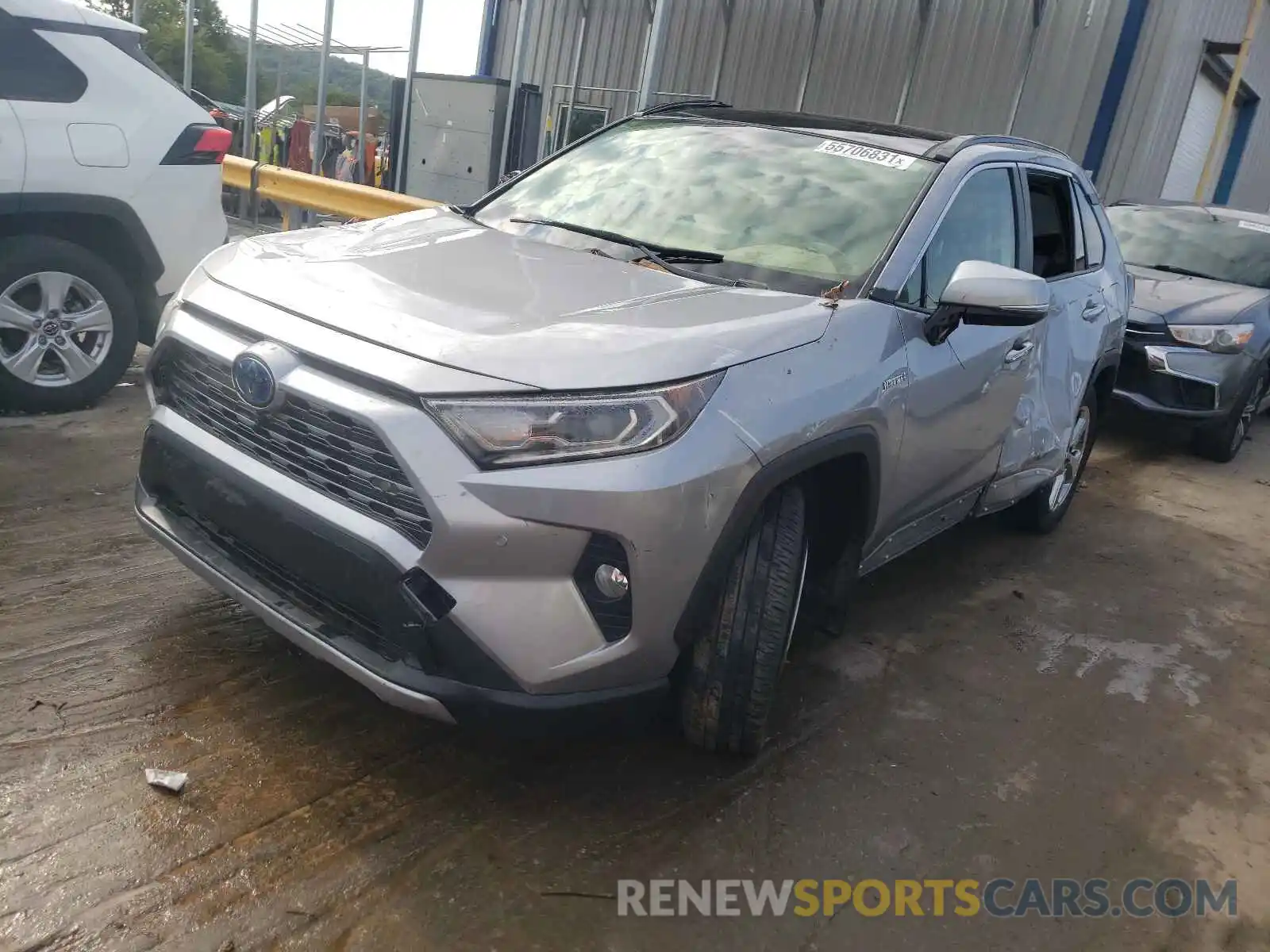 2 Фотография поврежденного автомобиля JTMDWRFV6KD514194 TOYOTA RAV4 2019