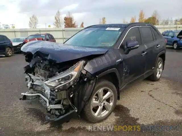 2 Фотография поврежденного автомобиля JTMDWRFV6KD517046 TOYOTA RAV4 2019