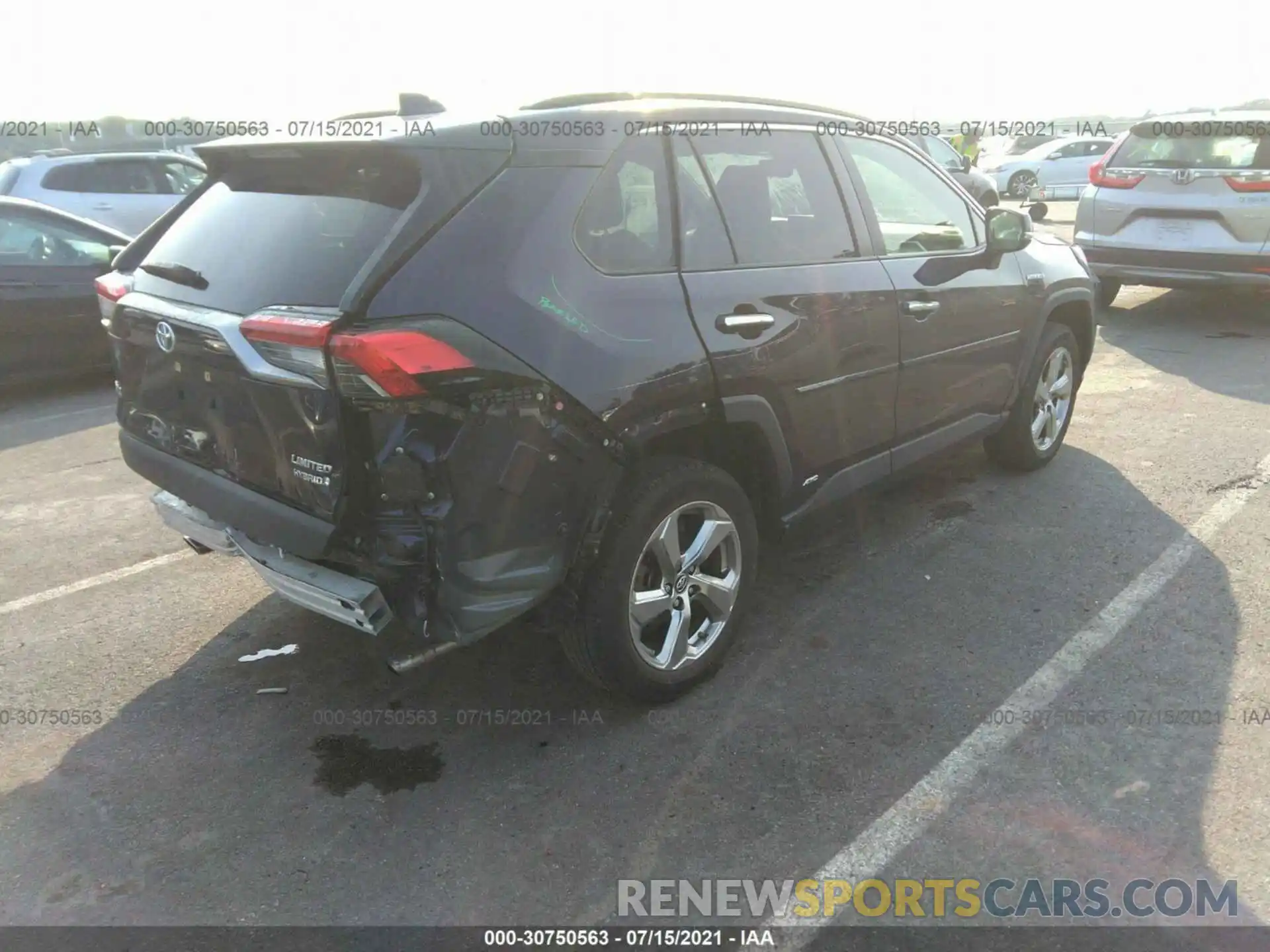 4 Фотография поврежденного автомобиля JTMDWRFV7KD003299 TOYOTA RAV4 2019