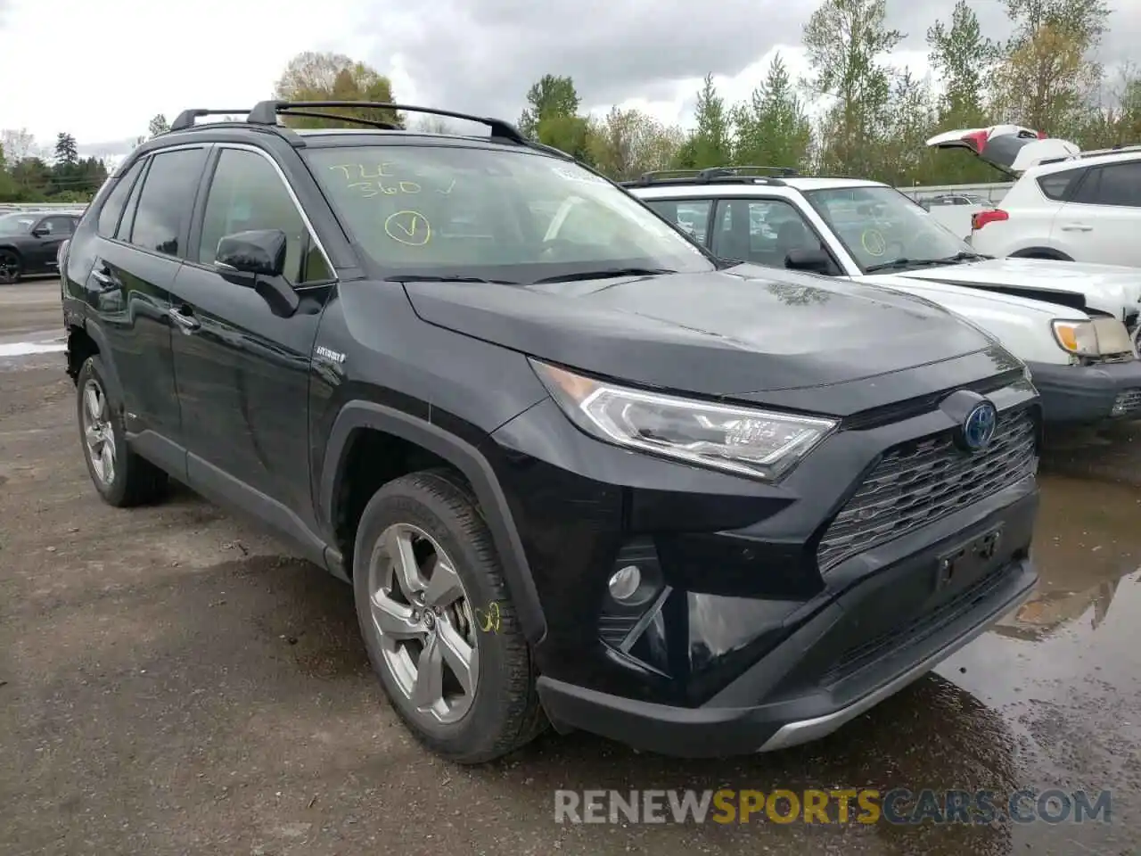 1 Photograph of a damaged car JTMDWRFV7KD006395 TOYOTA RAV4 2019