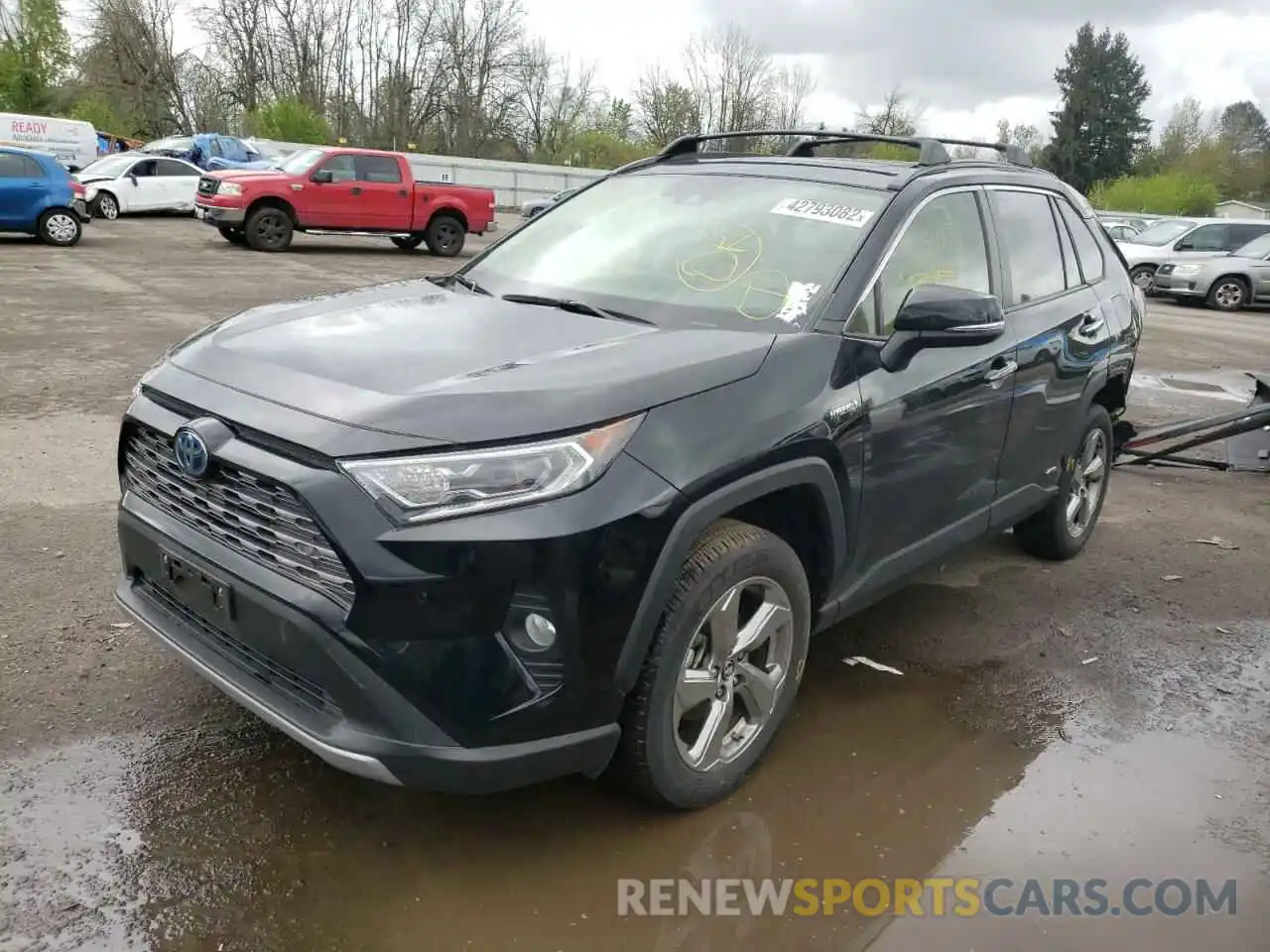 2 Фотография поврежденного автомобиля JTMDWRFV7KD006395 TOYOTA RAV4 2019