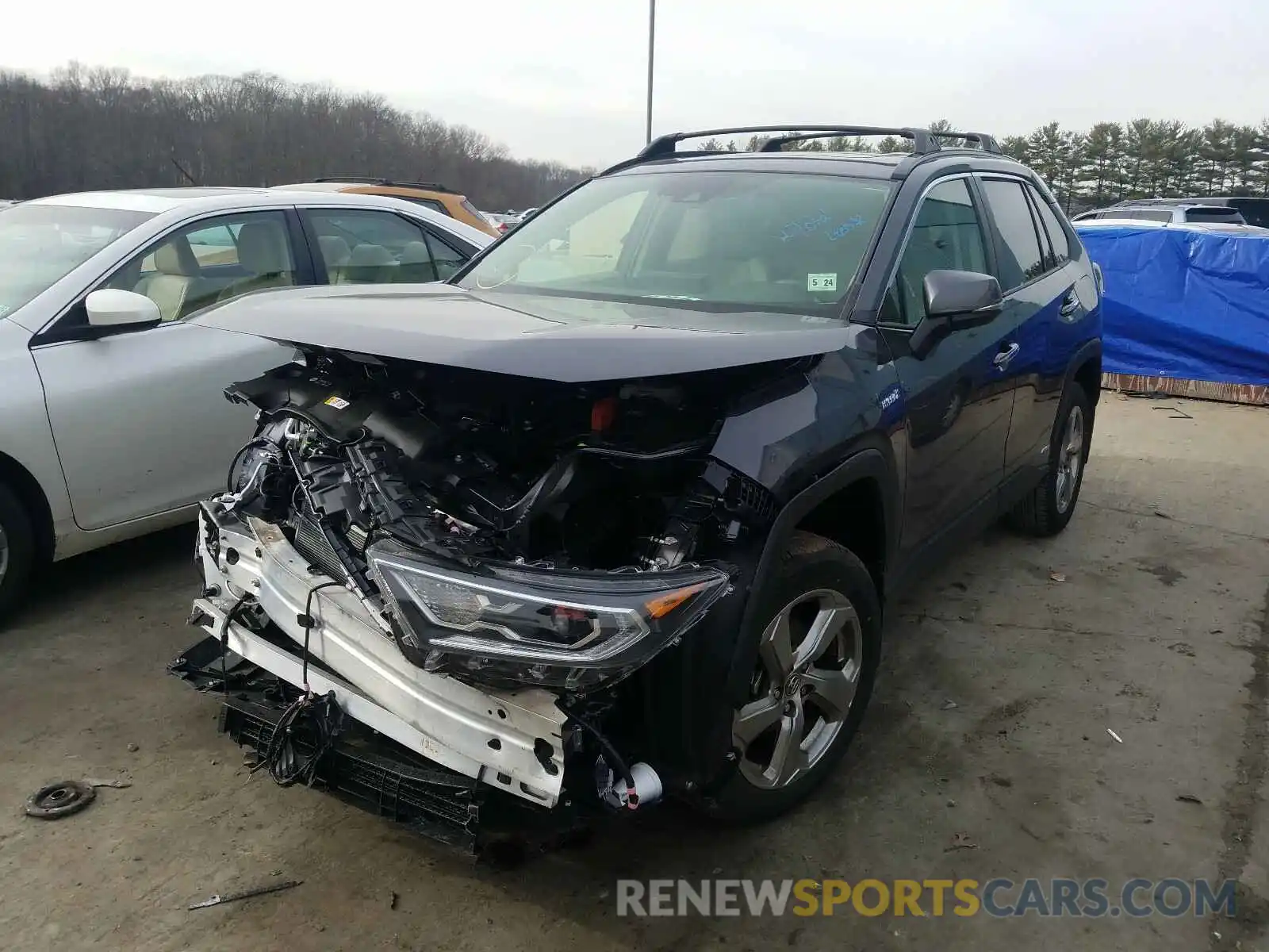 2 Photograph of a damaged car JTMDWRFV7KD013234 TOYOTA RAV4 2019