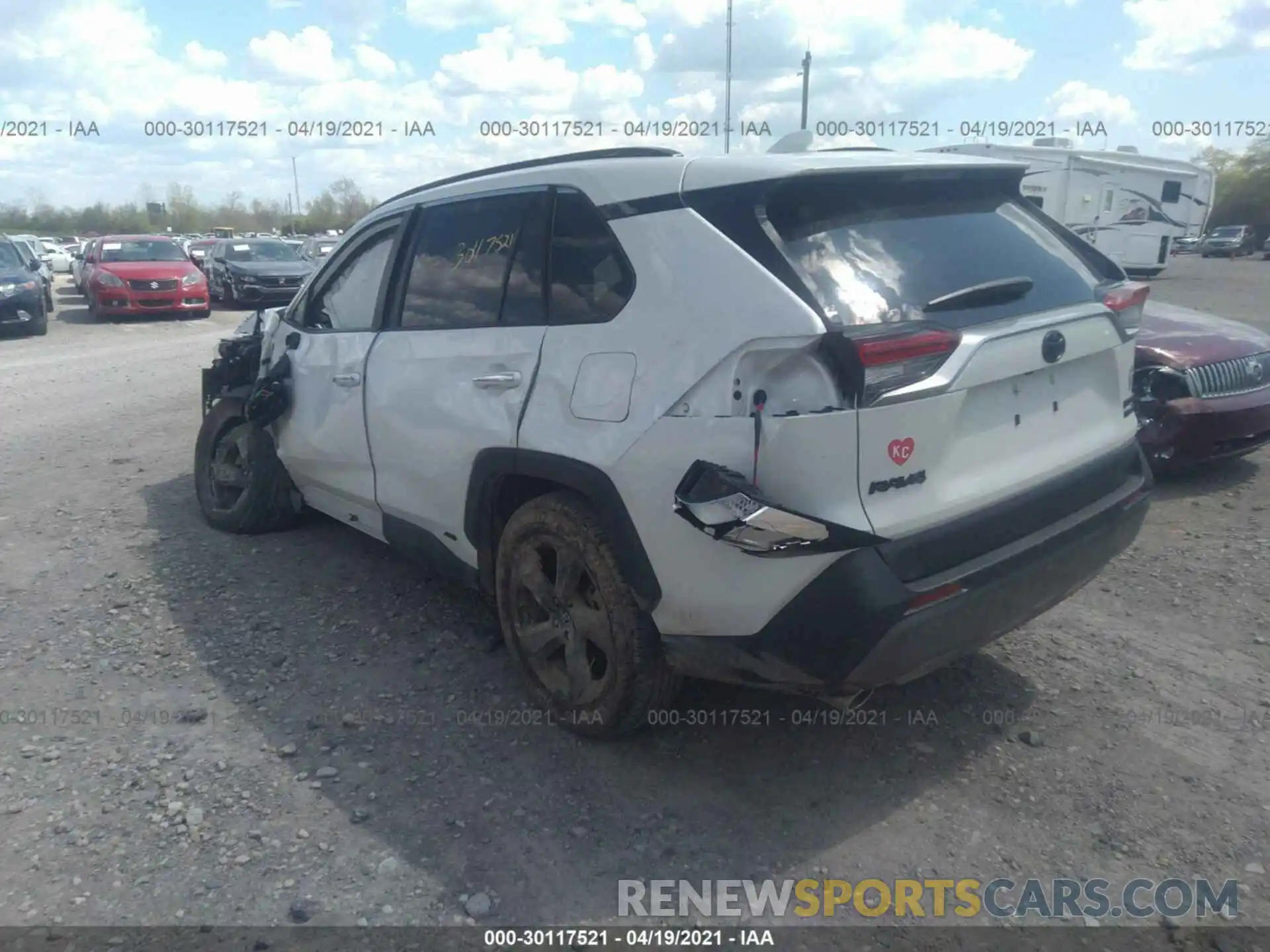 3 Photograph of a damaged car JTMDWRFV7KD504371 TOYOTA RAV4 2019