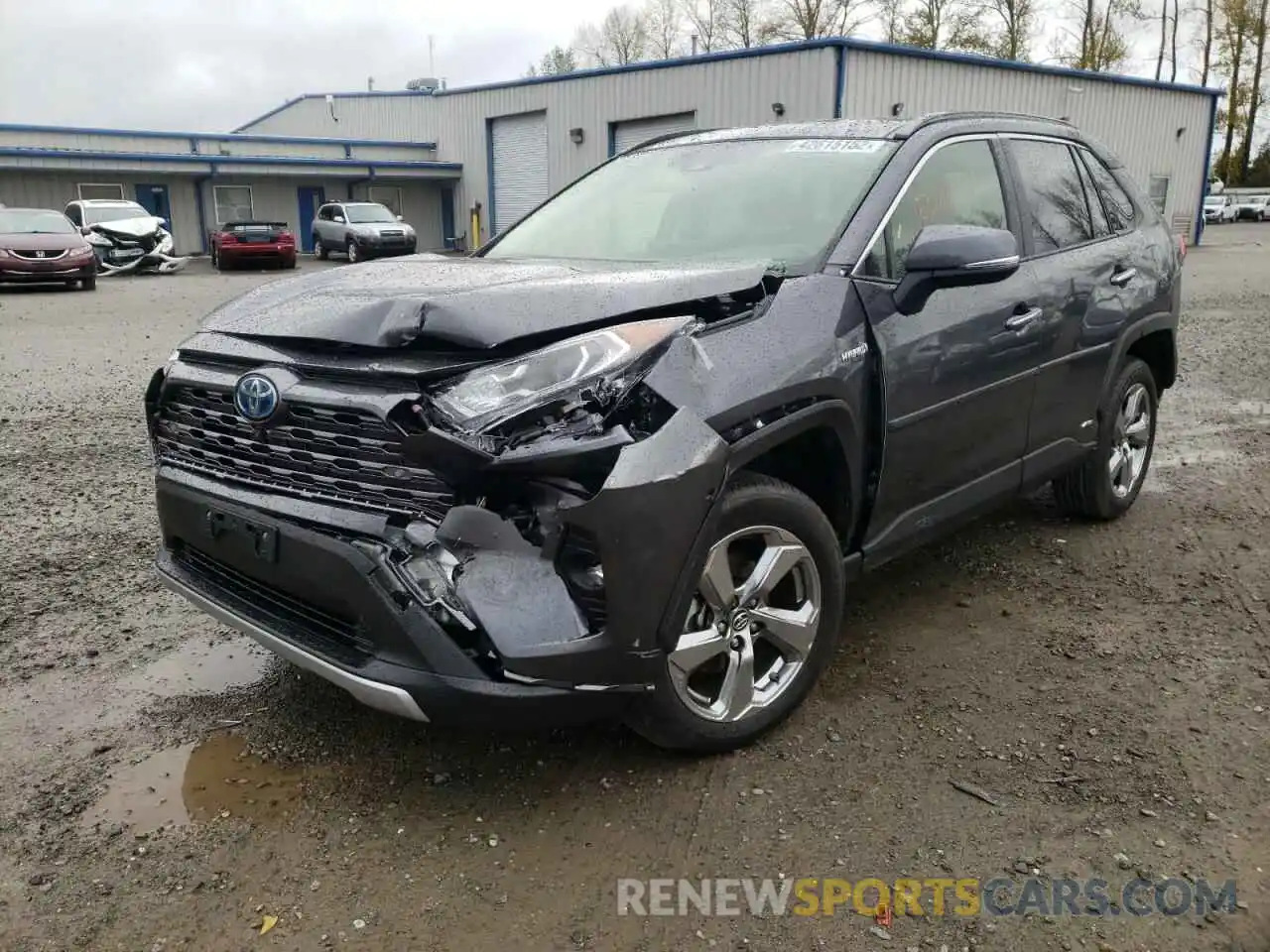 2 Photograph of a damaged car JTMDWRFV7KJ002803 TOYOTA RAV4 2019