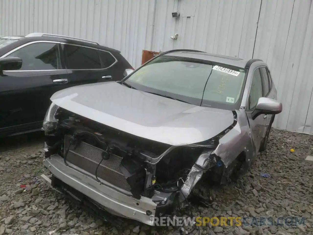 2 Photograph of a damaged car JTMDWRFV7KJ006303 TOYOTA RAV4 2019