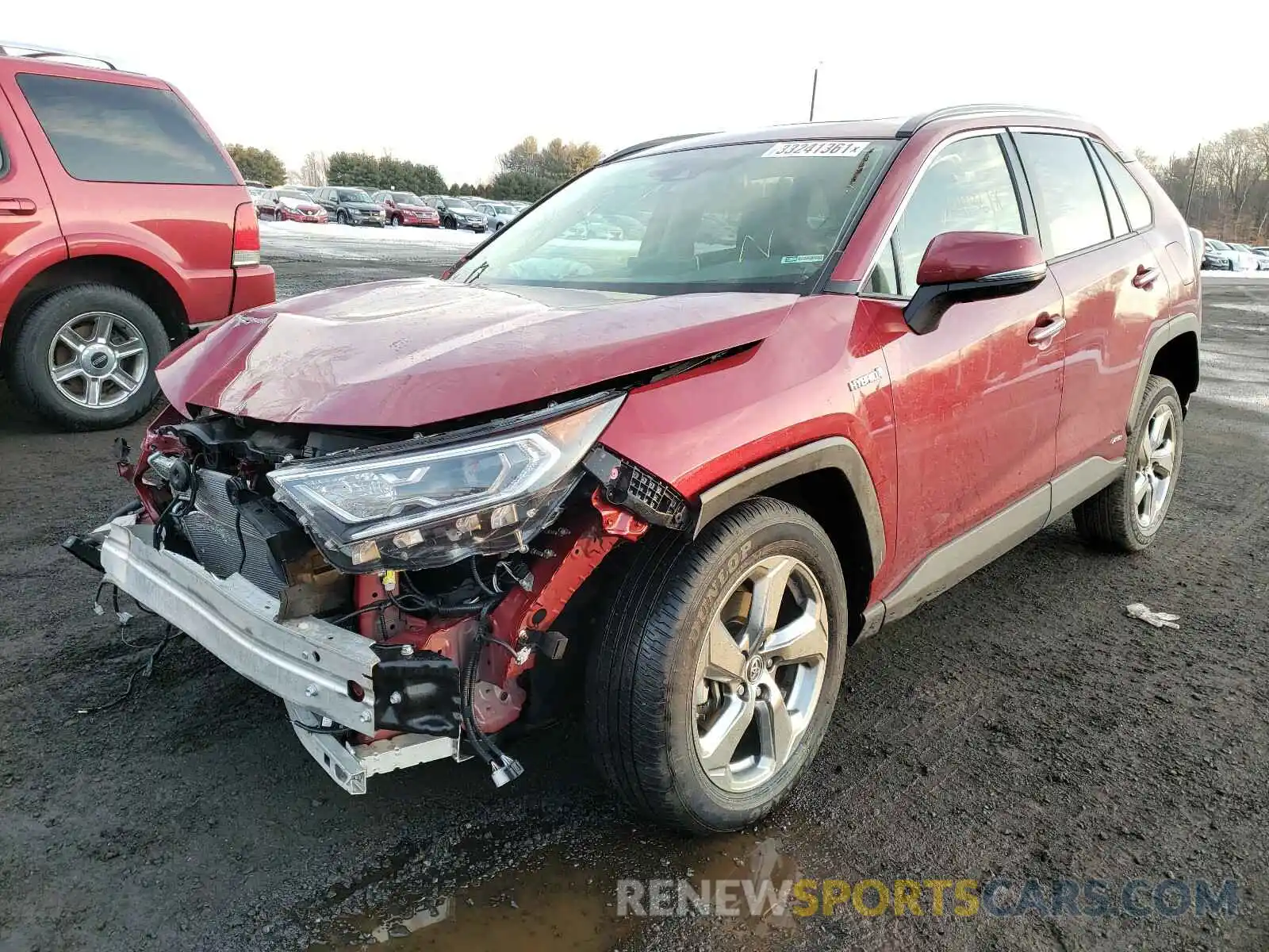 2 Photograph of a damaged car JTMDWRFV8KD002632 TOYOTA RAV4 2019