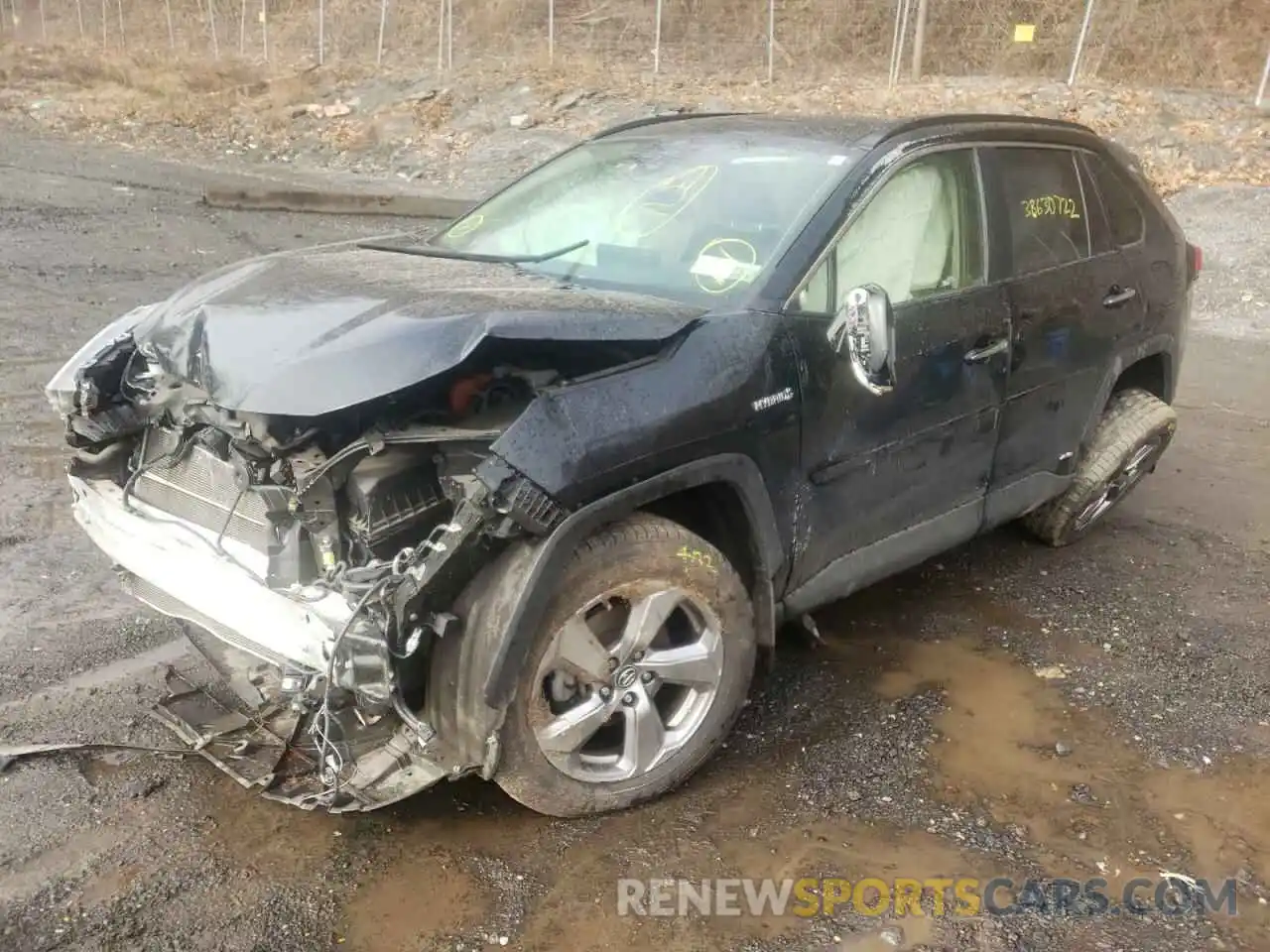 2 Photograph of a damaged car JTMDWRFV8KD502533 TOYOTA RAV4 2019