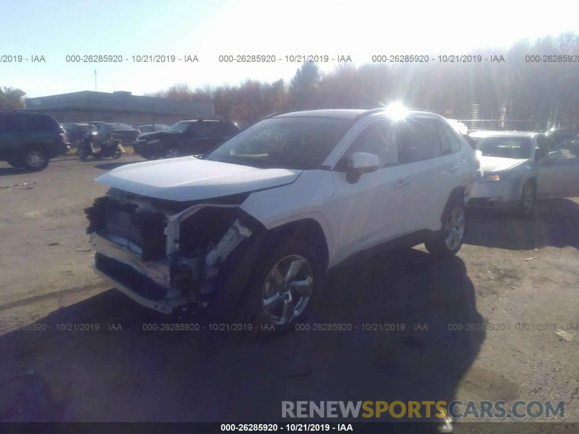 2 Фотография поврежденного автомобиля JTMDWRFV8KD504248 TOYOTA RAV4 2019