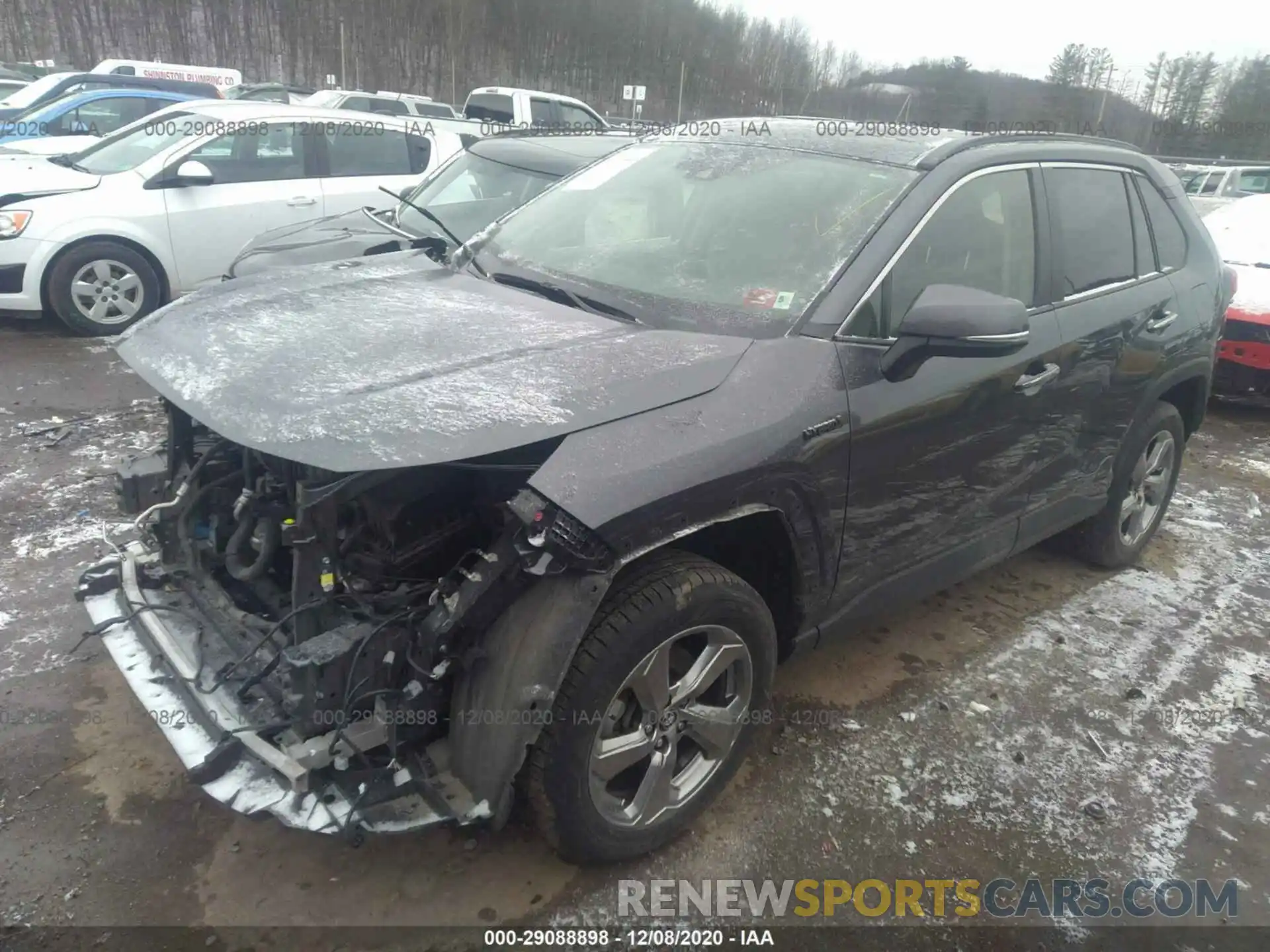 2 Фотография поврежденного автомобиля JTMDWRFV8KD512527 TOYOTA RAV4 2019