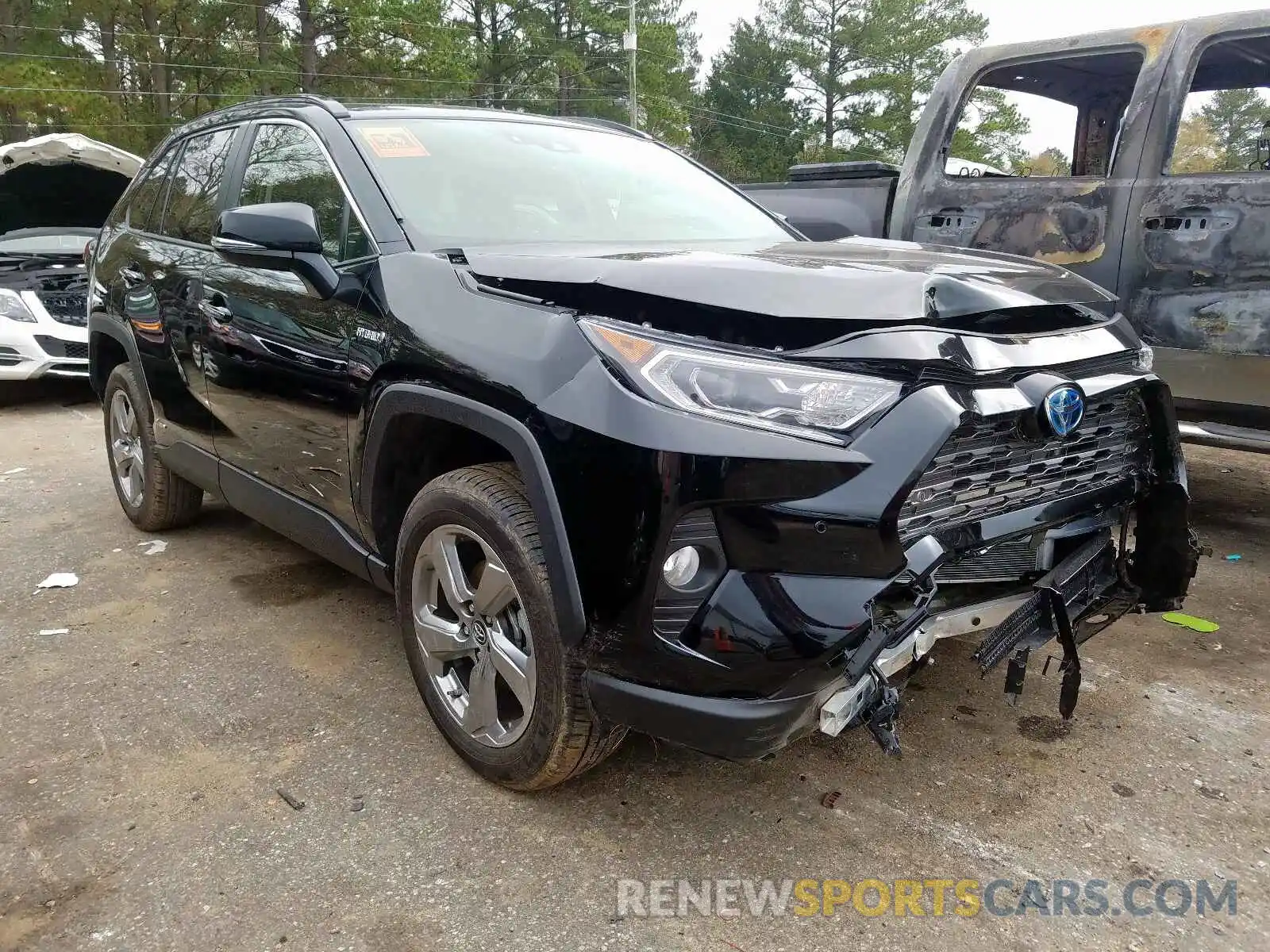 1 Photograph of a damaged car JTMDWRFV9KD003448 TOYOTA RAV4 2019